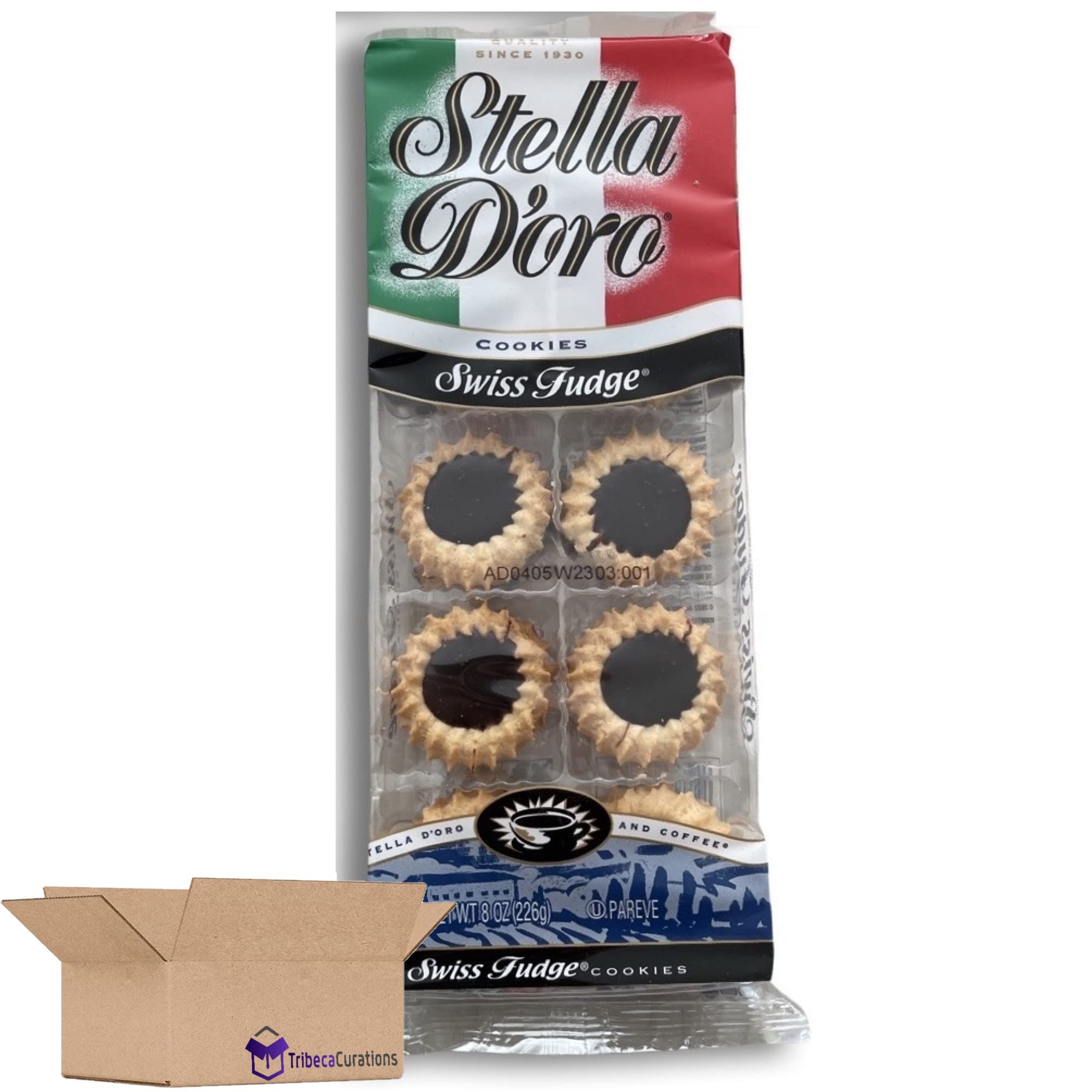 Stella D'oro Swiss Fudge Cookie Value Pack | 8 Ounce | Pack of 6 3