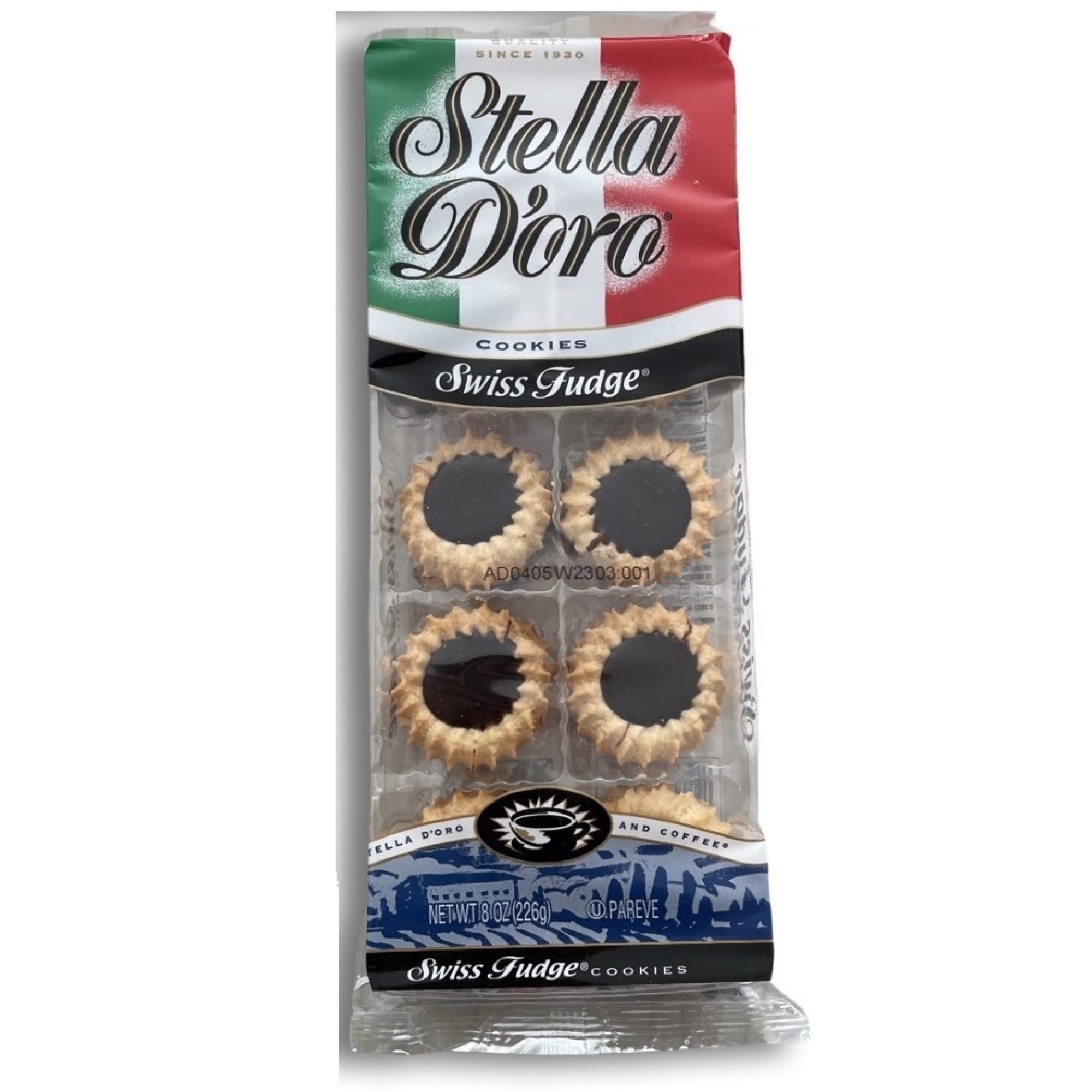 Stella D'oro Swiss Fudge Cookie Value Pack | 8 Ounce | Pack of 6 5