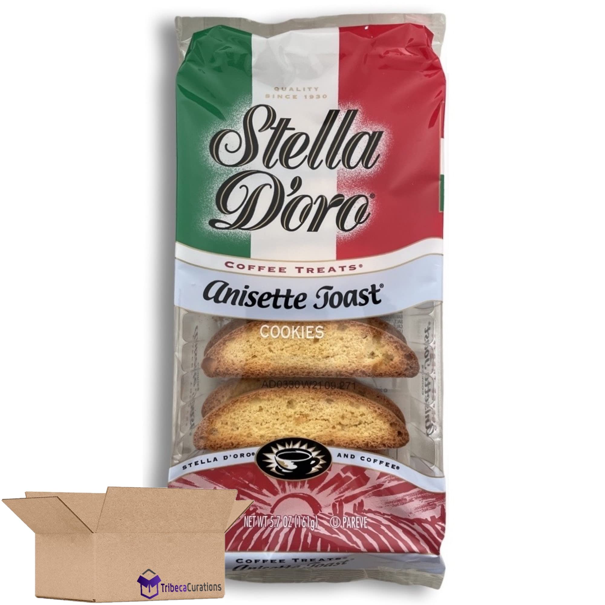 Stella D'oro Anisette Toast Cookie Value Pack | 5.7 Ounce | Pack of 6 3