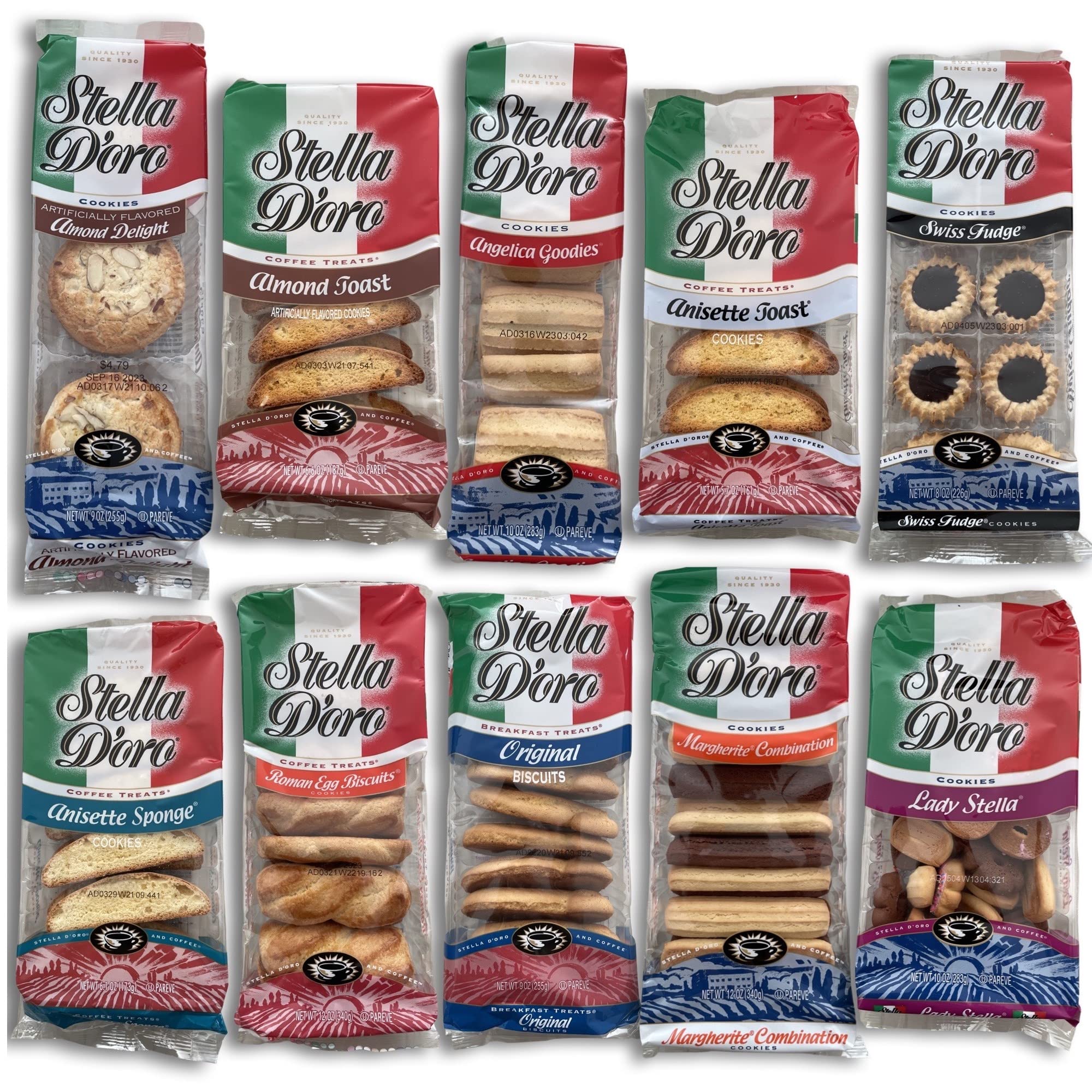 Stella 10 Flavor Ultimate Cookie Variety Pack | Pack of 10 2