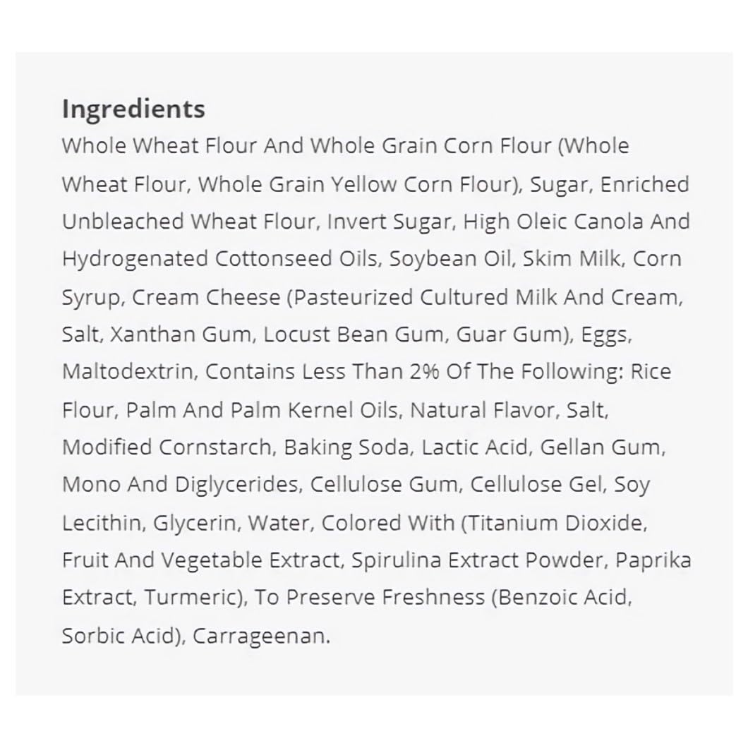 Confetti Cake Cookies Filled With Icing, Nostalgic School Snacks, 12 Pack 4