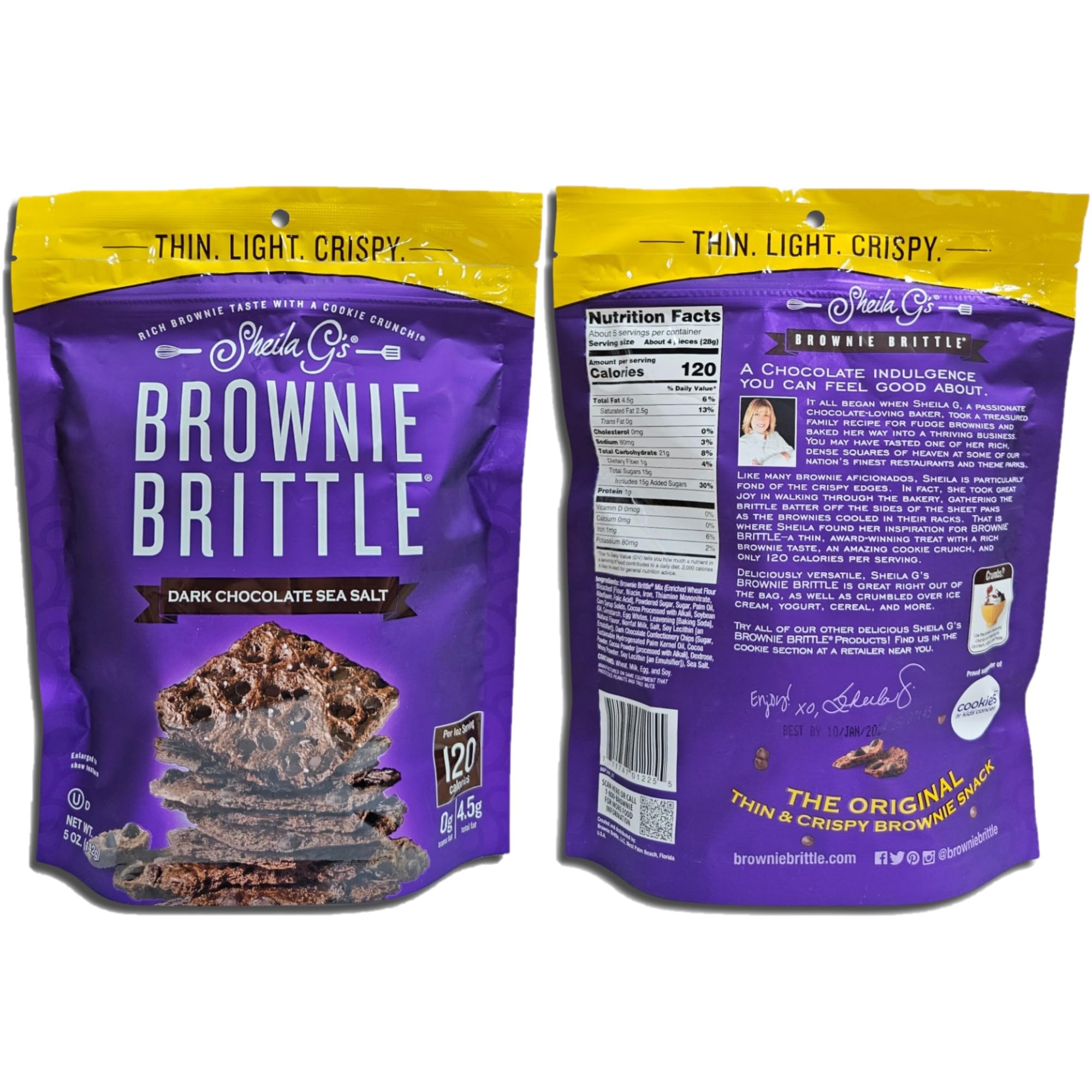 Brownie Brittle Variety Pack | 6 Unique Flavors | 5 Ounce Bag | Pack of 6 4