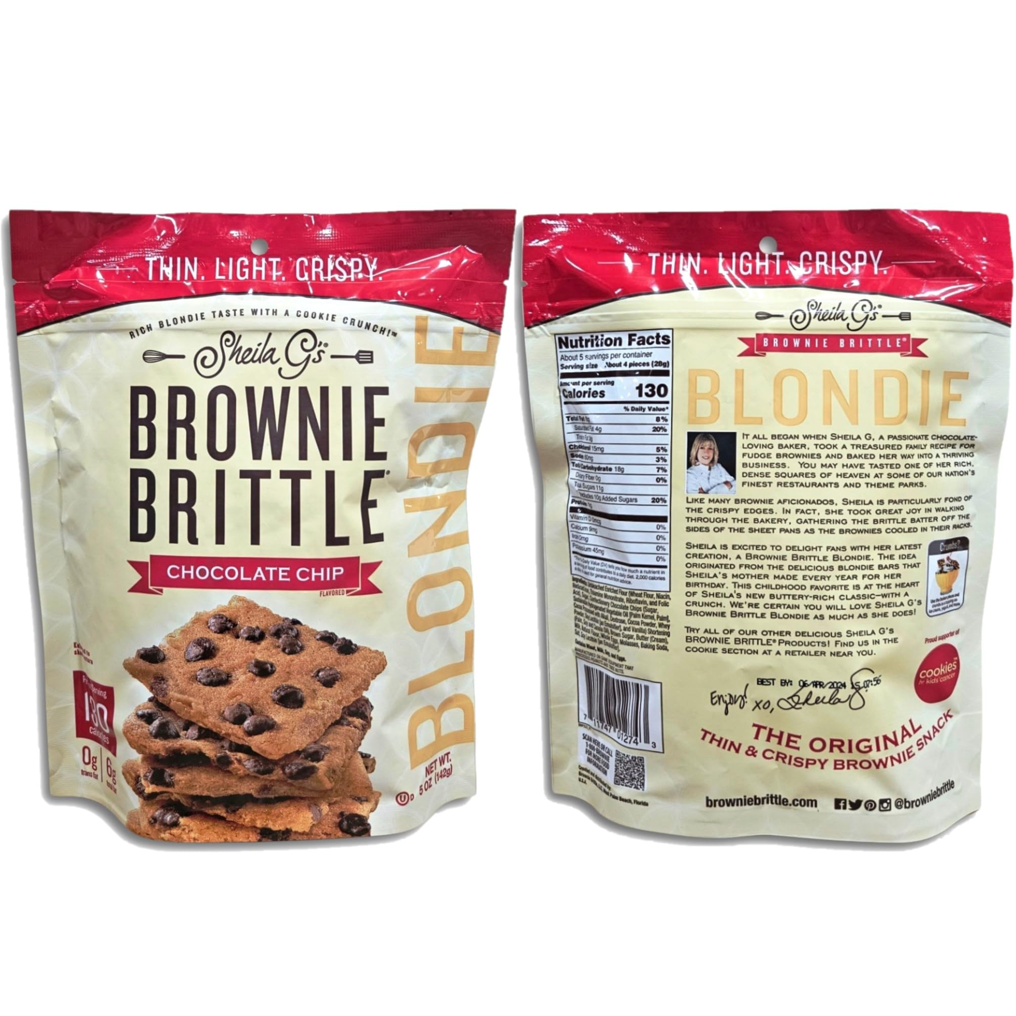 Brownie Brittle Variety Pack | 6 Unique Flavors | 5 Ounce Bag | Pack of 6 6
