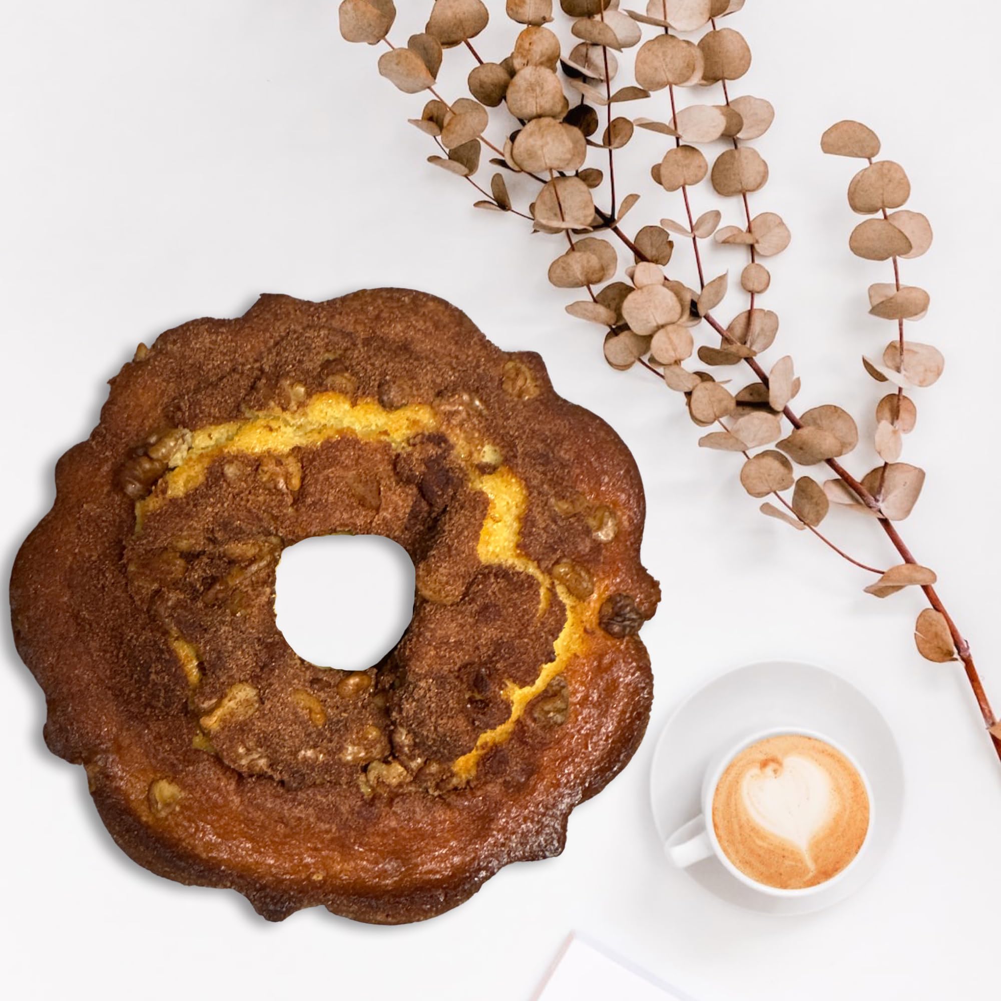Carlotta's Bakery Authentic New York Round Coffee Cakes (24 Oz, Cinnamon Walnut) 5