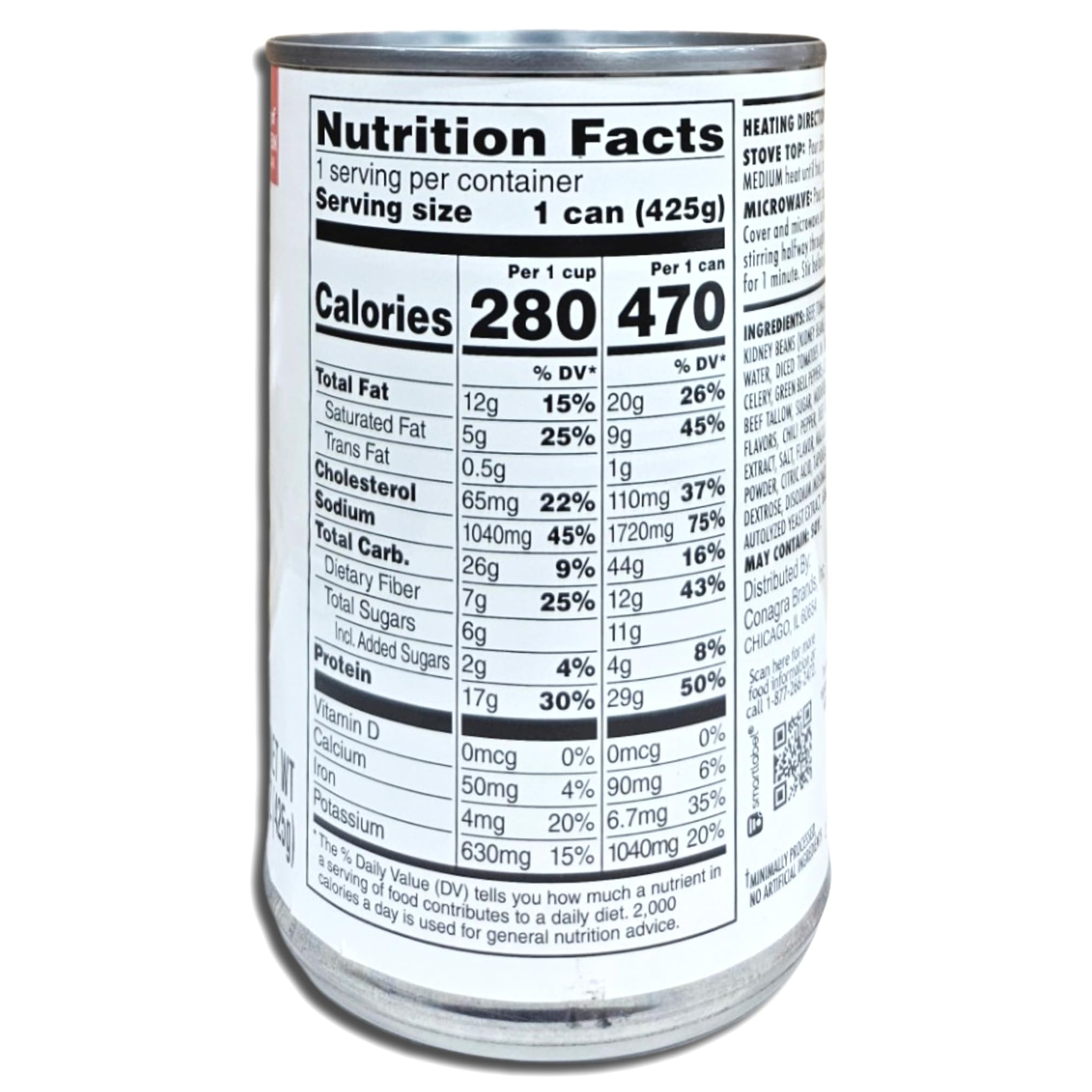 Wendy Chili With Beans Value Pack | 15 Ounce Can | Pack of 4 5