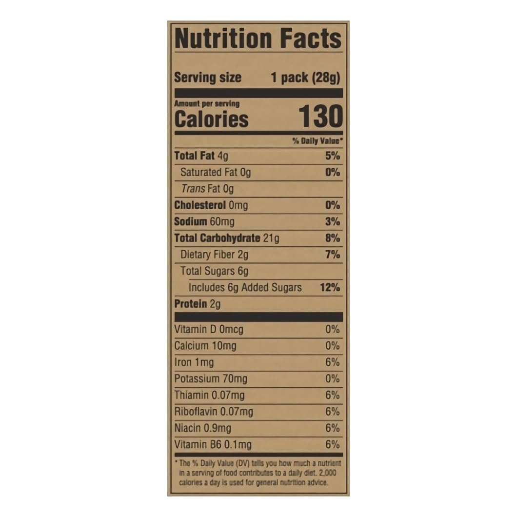 Belvita Snack Packs Value Pack School Smart Snacks | Cinnamon Brown Sugar, 60 Packs 5