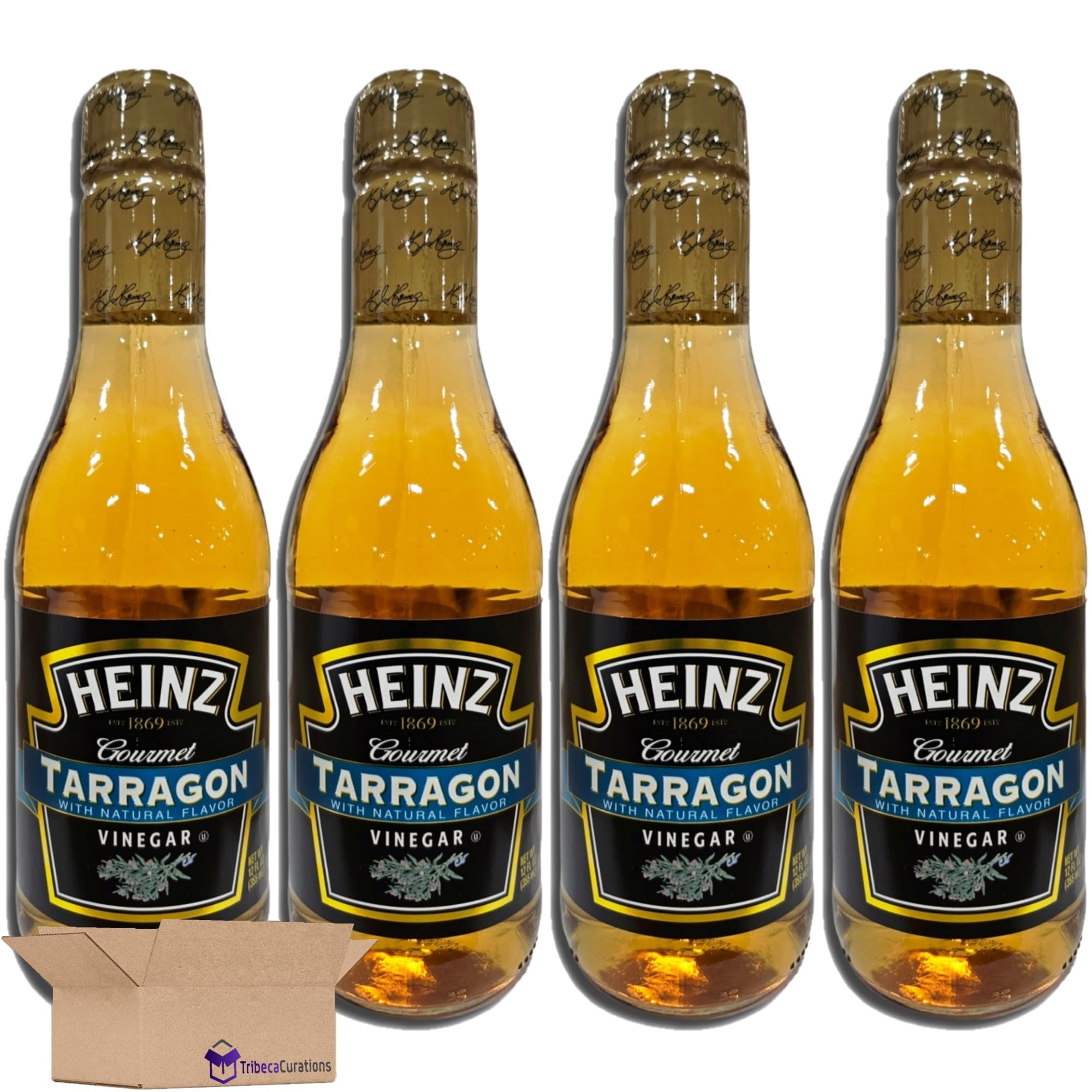 Gourmet Tarragon Vinegar Value Pack   | 12 Fl Oz | Pack of 4 2