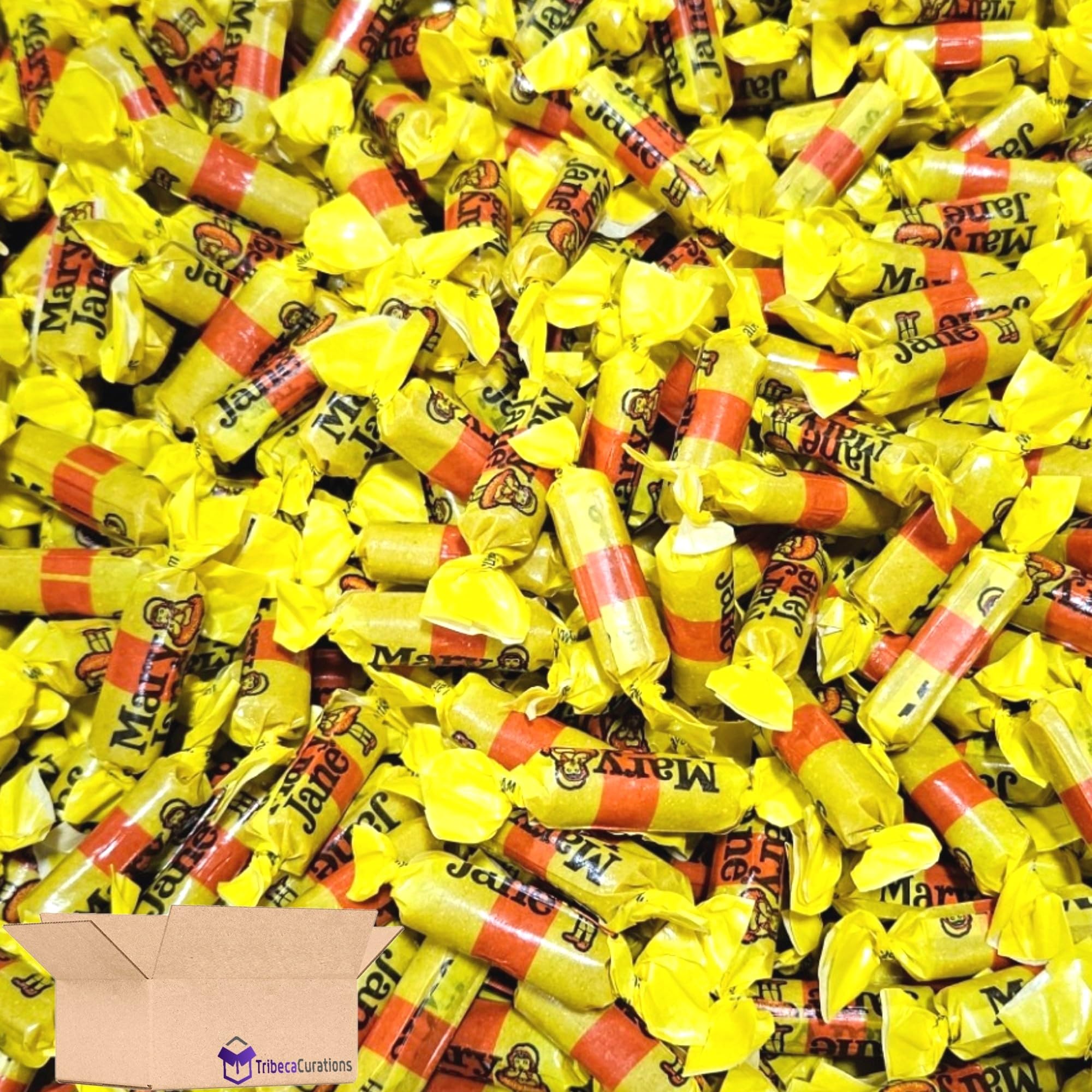 Bite Size Mary Jane Peanut Butter Candy 5 Pound Bulk Bag