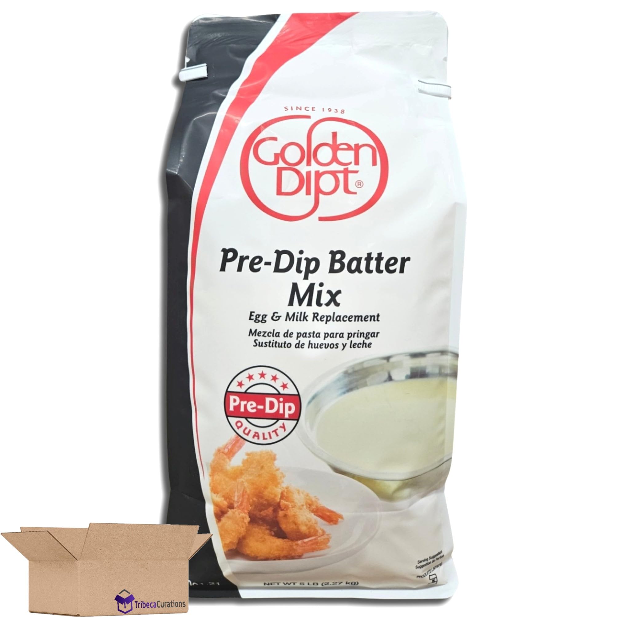 Golden Dip Pre-Dip Batter Mix | 5 Pound Bulk Bag 2