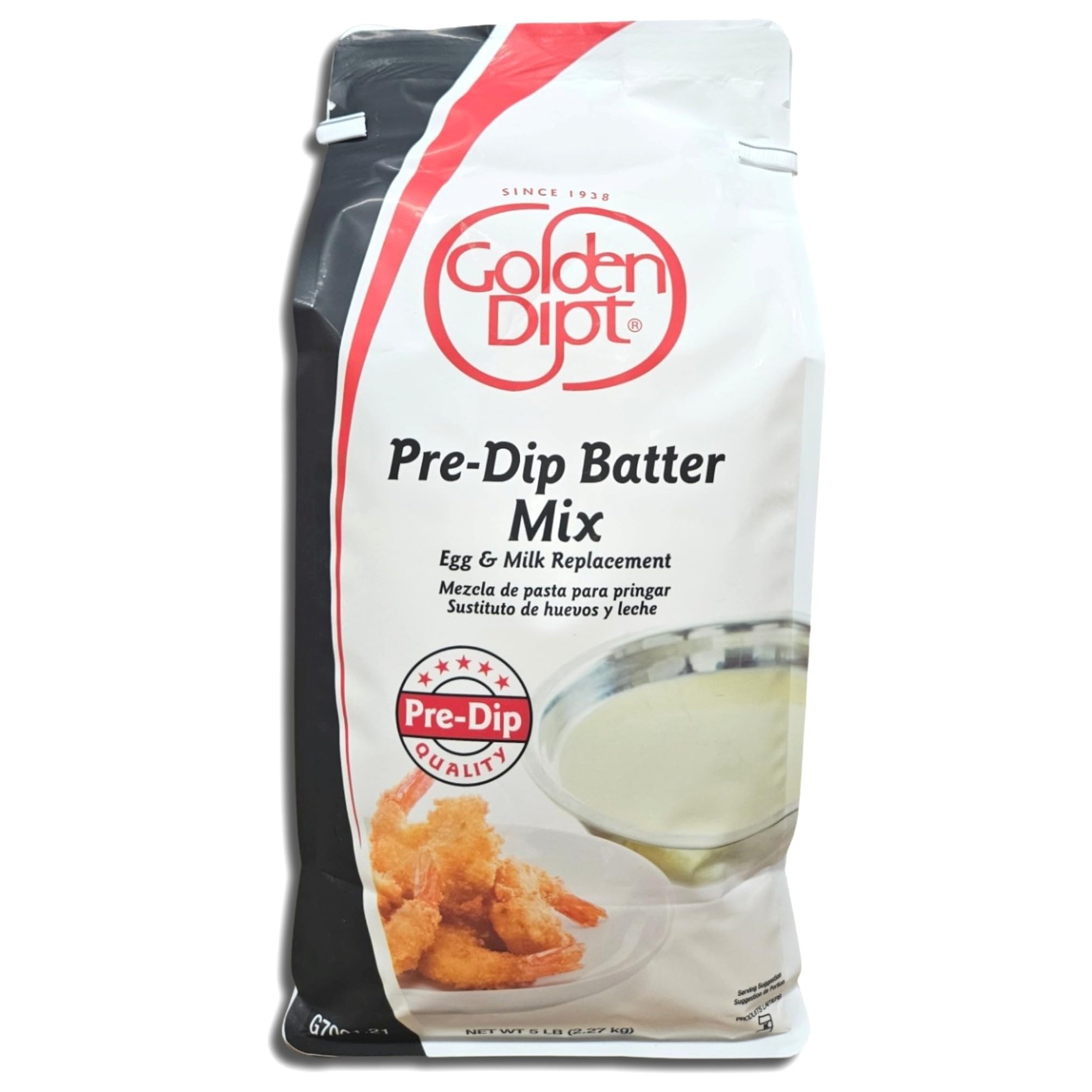 Golden Dip Pre-Dip Batter Mix | 5 Pound Bulk Bag 3