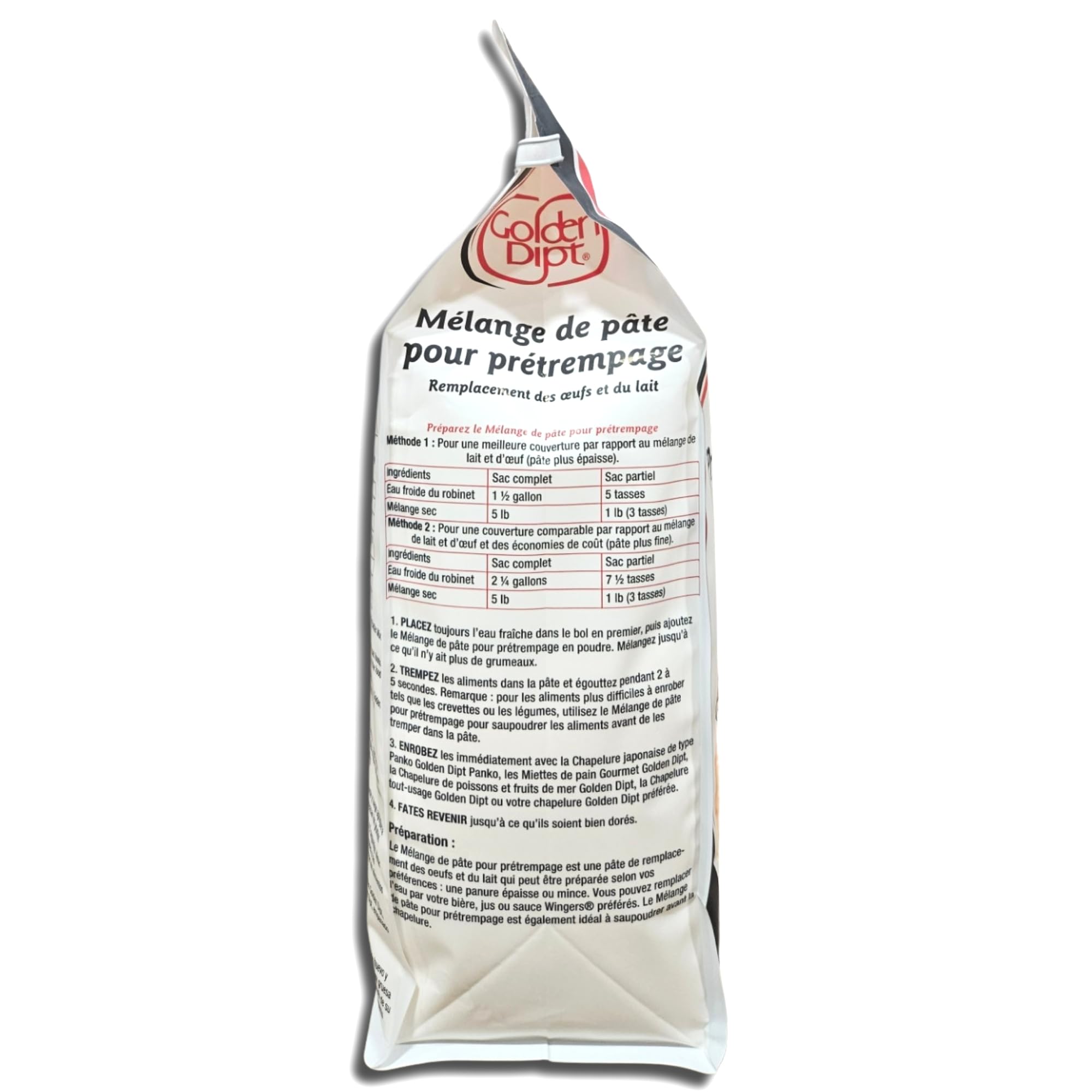 Golden Dip Pre-Dip Batter Mix | 5 Pound Bulk Bag 5