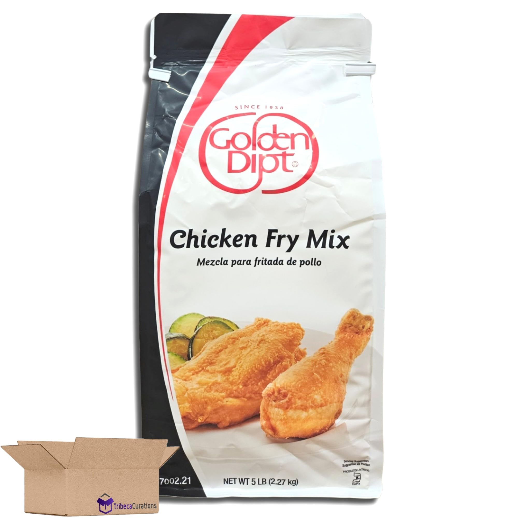 Golden Dip Chicken Fry Mix | 5 Pound Bulk Bag 2
