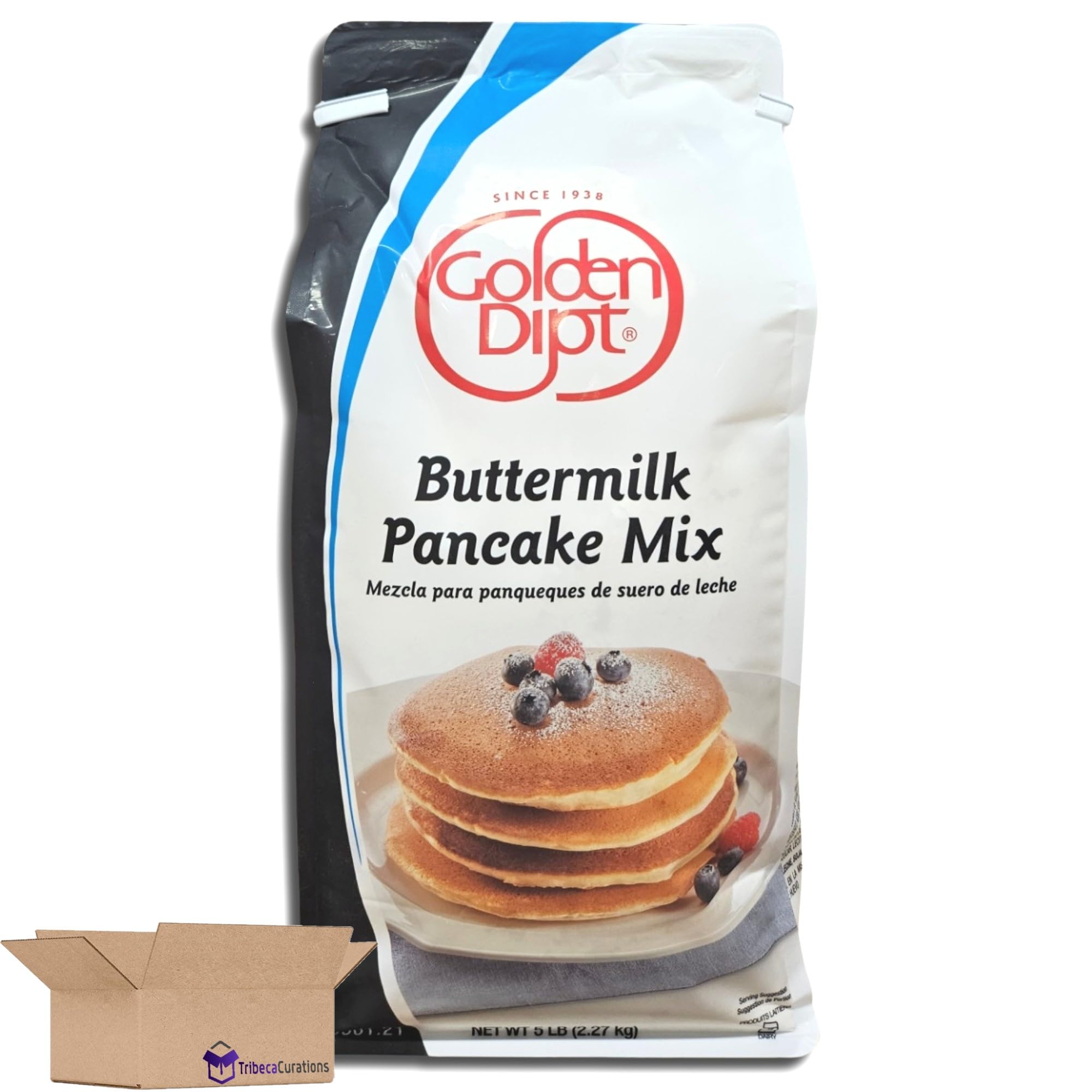 Golden Dip Buttermilk Pancake Mix | 5 Pound Bulk Bag