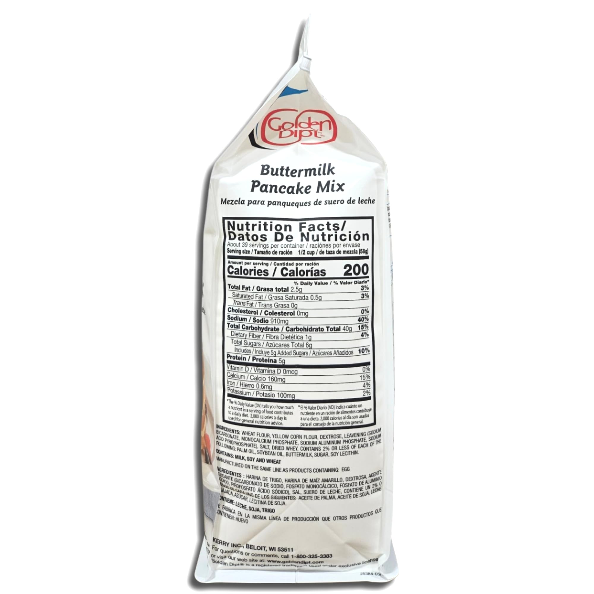 Golden Dip Buttermilk Pancake Mix | 5 Pound Bulk Bag 4