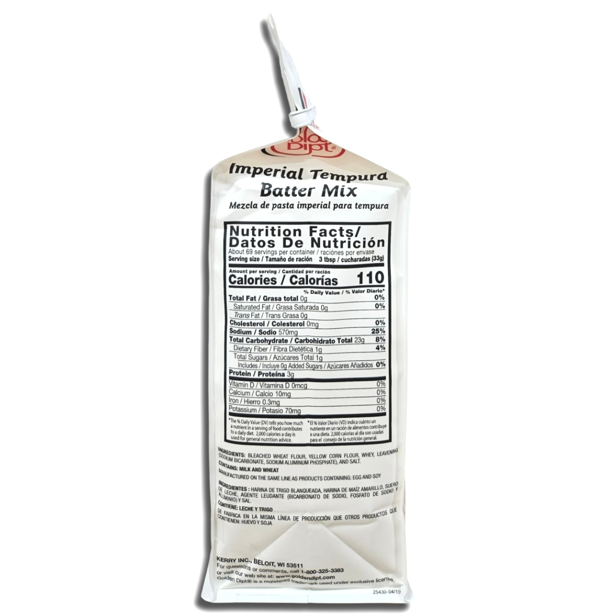 Golden Dip Imperial Tempura Batter Mix | 5 Pound Bulk Bag 4