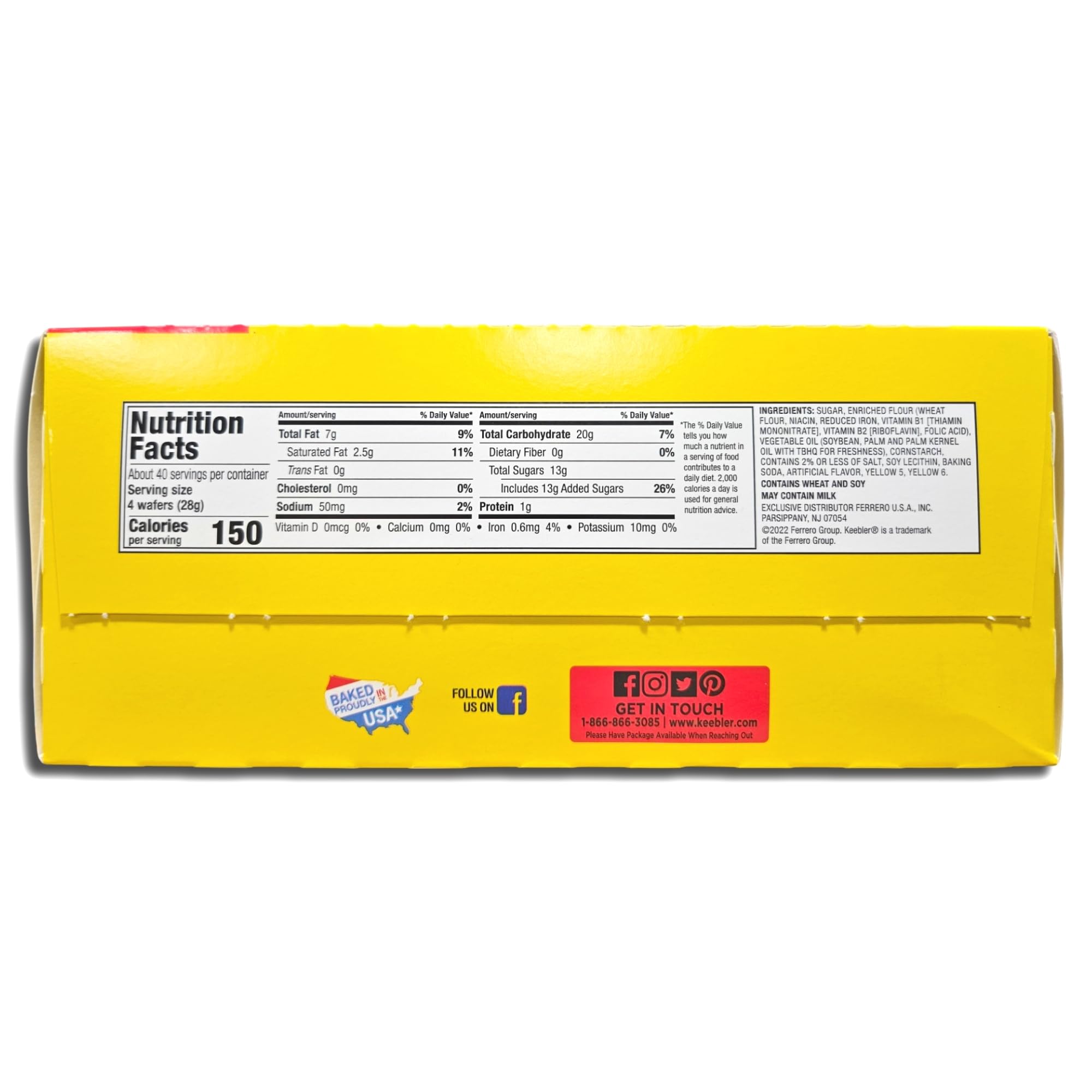 King Size Sugar Wafer Variety Pack | Chocolate, Strawberry, & Vanilla | 4.4 Ounce | Pack of 27 6