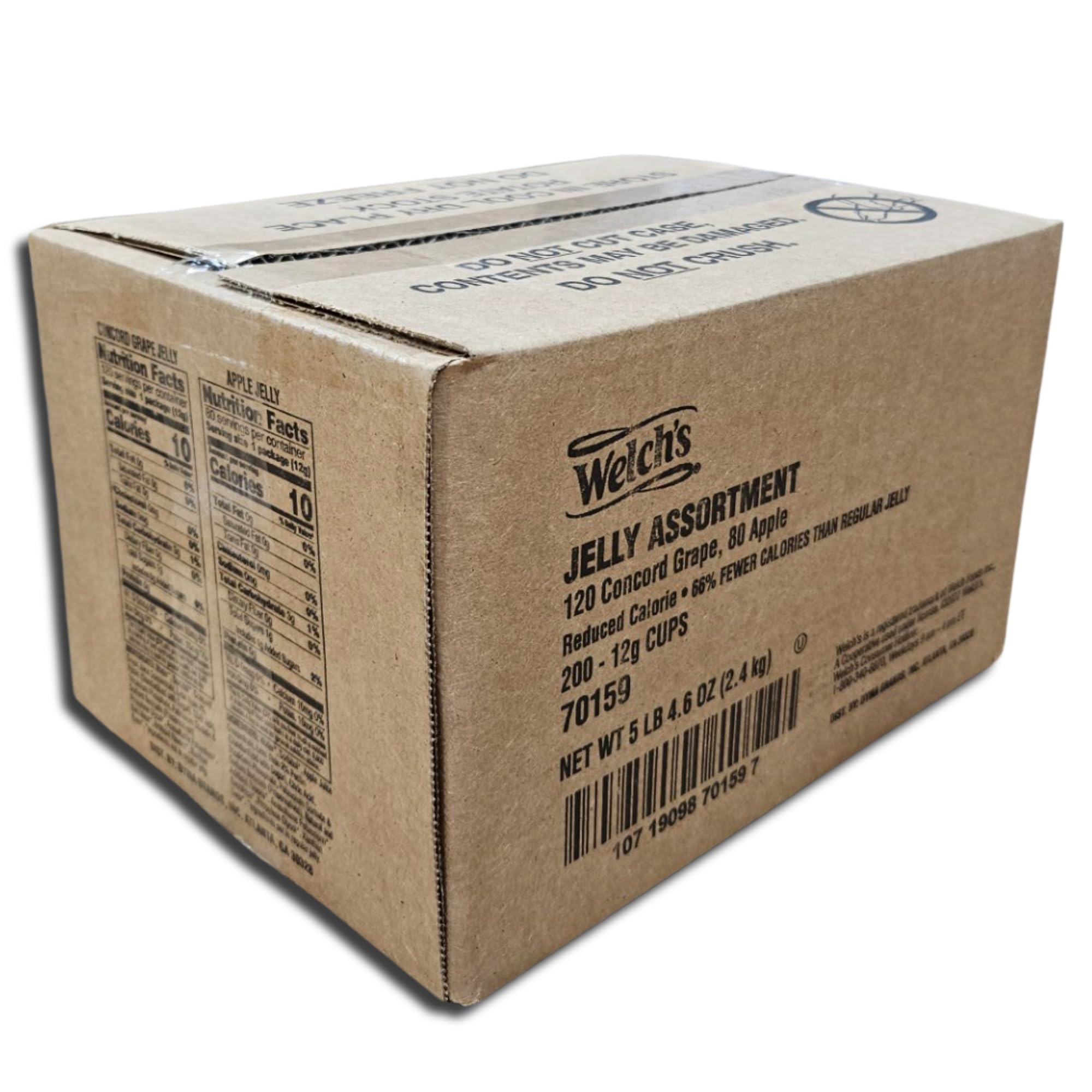 Reduced Calorie Jelly Cup Assortment | Apple & Concord Grape | Pack Of 200 (80 Apple & 120 Grape) 3