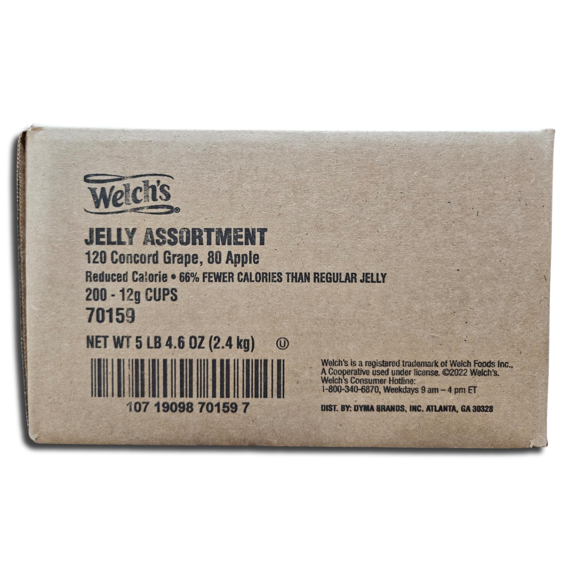 Reduced Calorie Jelly Cup Assortment | Apple & Concord Grape | Pack Of 200 (80 Apple & 120 Grape) 4