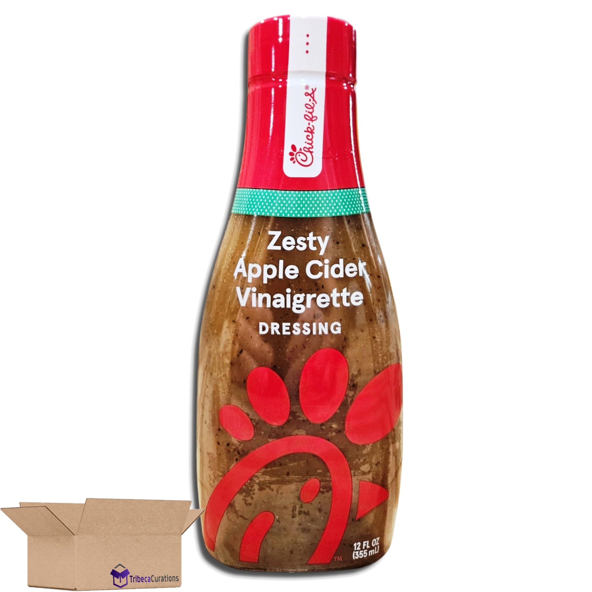Zesty Apple Cider Vinaigrette Salad Dressing Value Pack | 12 Fl Oz Bottle | Pack of 3 3