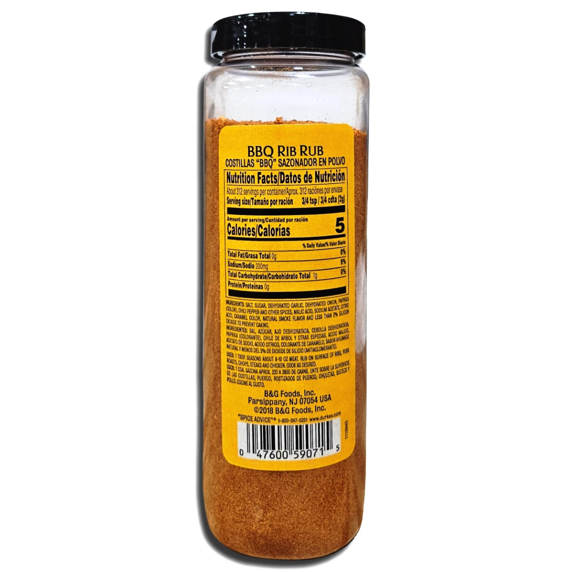 Durkee BBQ Rib Rub | 22 Ounce Bottle 4