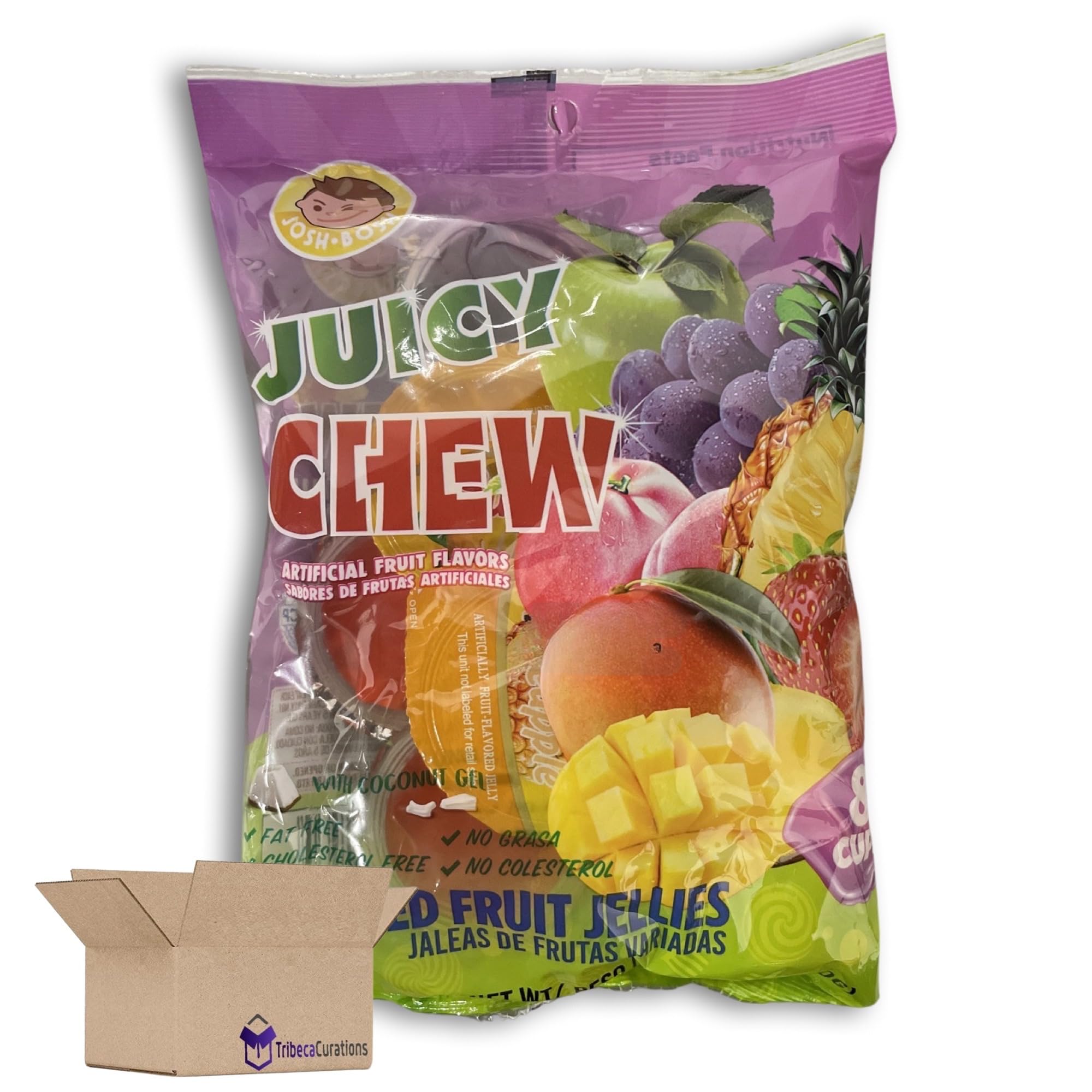 Juicy Chew Assorted Fruit Jellies Value Pack | 8 Count Bag | Pack of 2 (16 Total Cups) 3