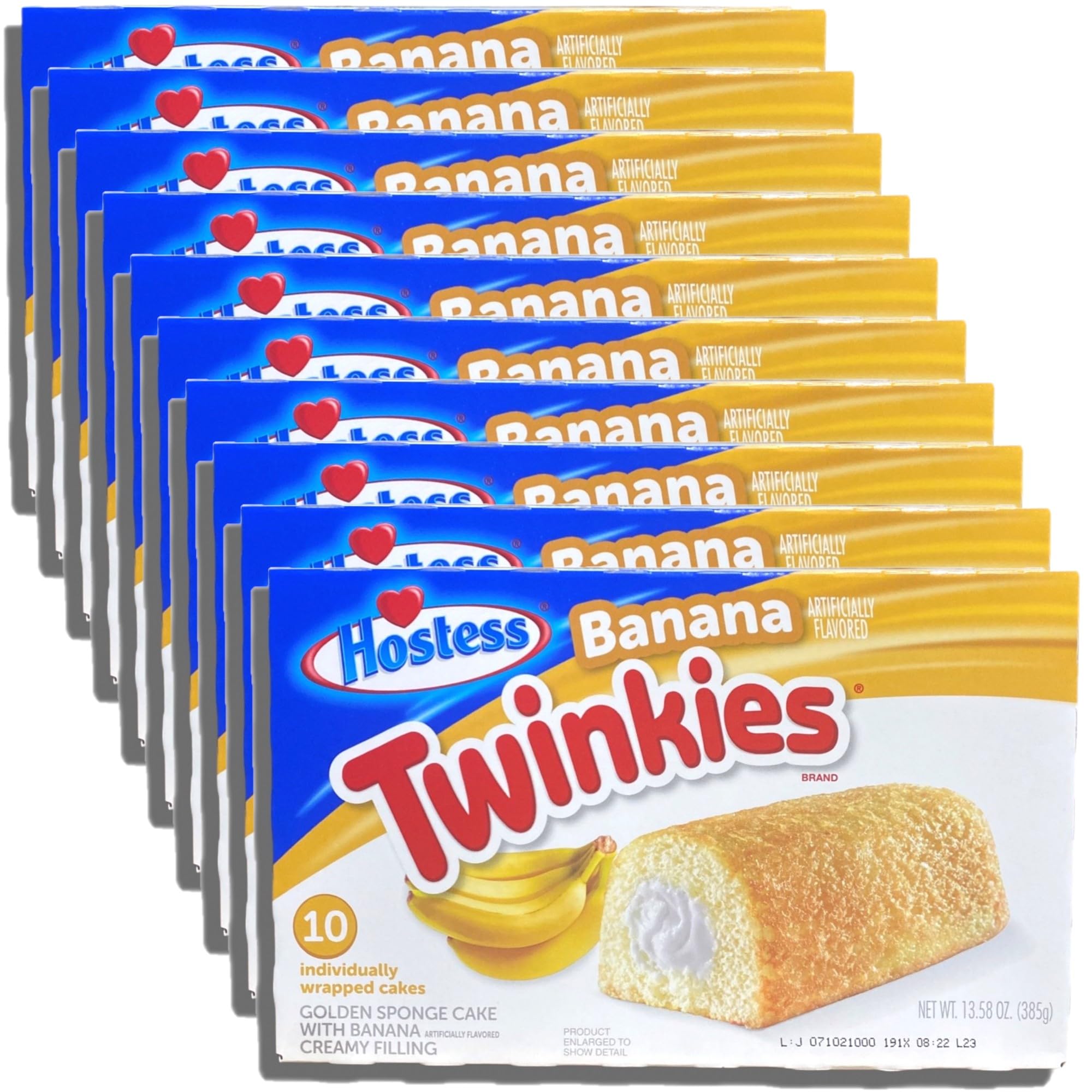 Hostess Banana Twinkies Bulk Value Pack   | 10 Count Box | Pack of 10 (100 Total Twinkies) 5