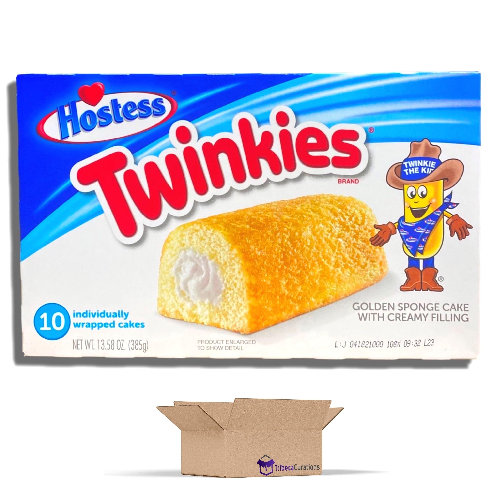 Hostess Banana & Original Twinkies Bulk Combo Pack   | 10 Count Box | Pack of 10 (100 Total 6