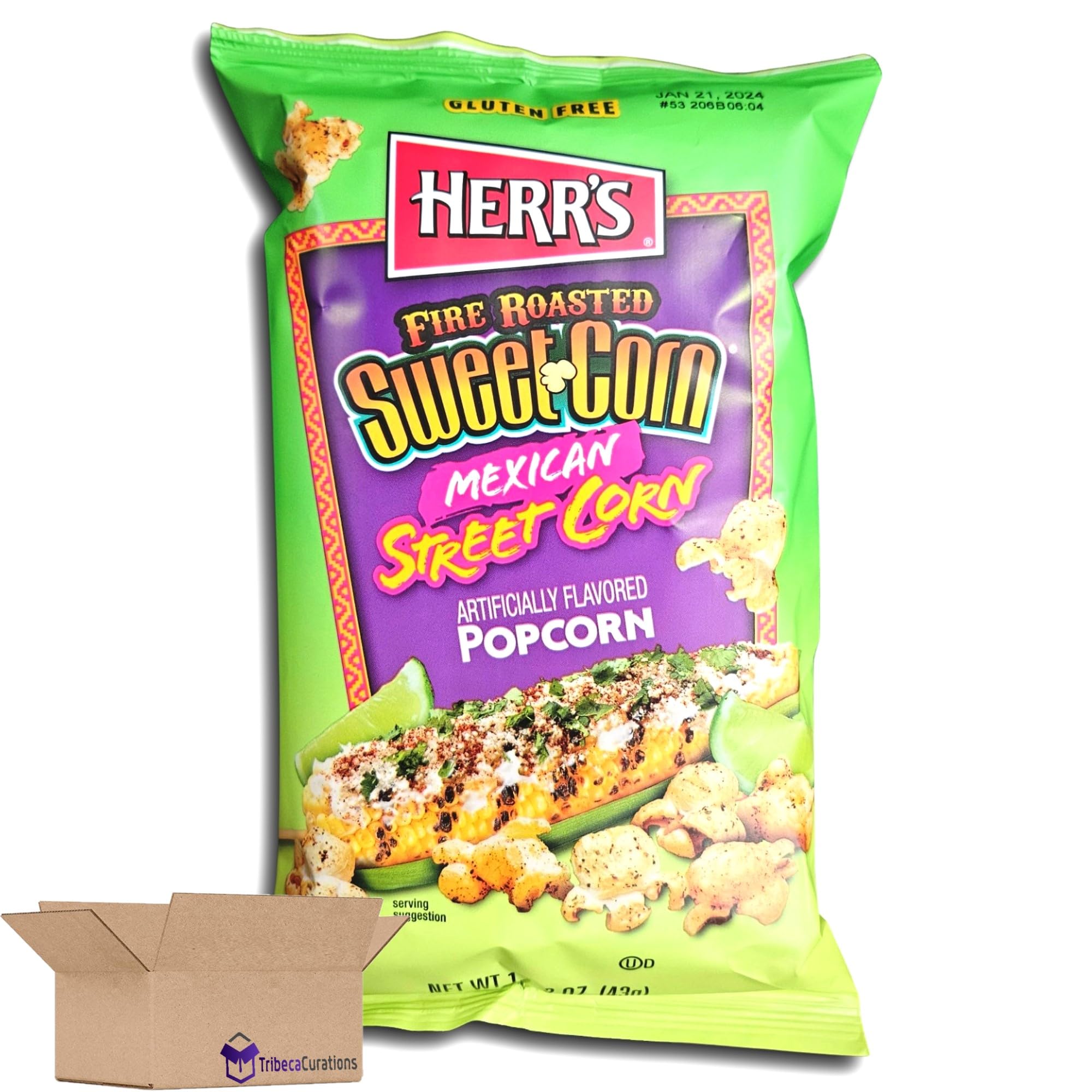 Herr's Fire Roasted Mexican Street Corn Popcorn 1.5 Oz, 6 Bags 3