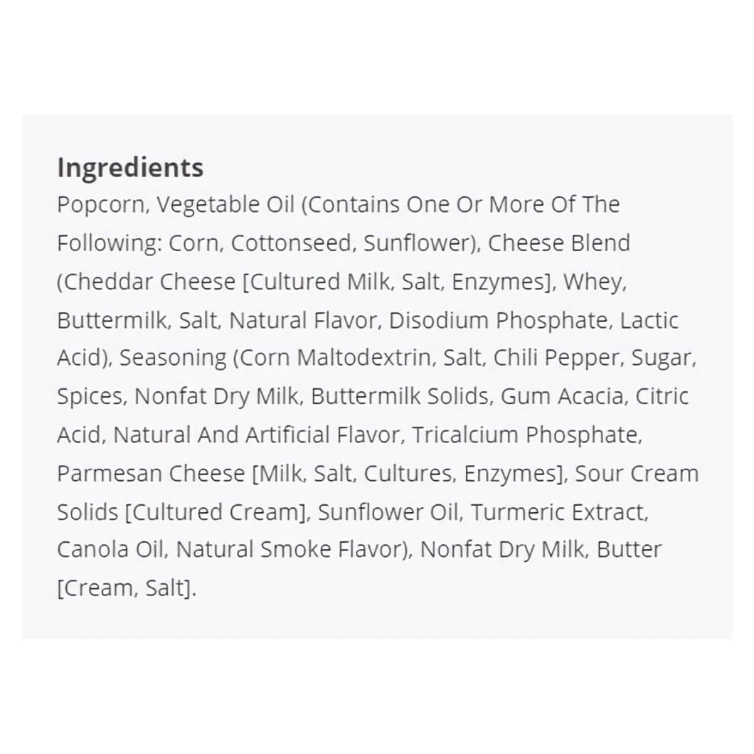 Herr's Fire Roasted Mexican Street Corn Popcorn 1.5 Oz, 6 Bags 6