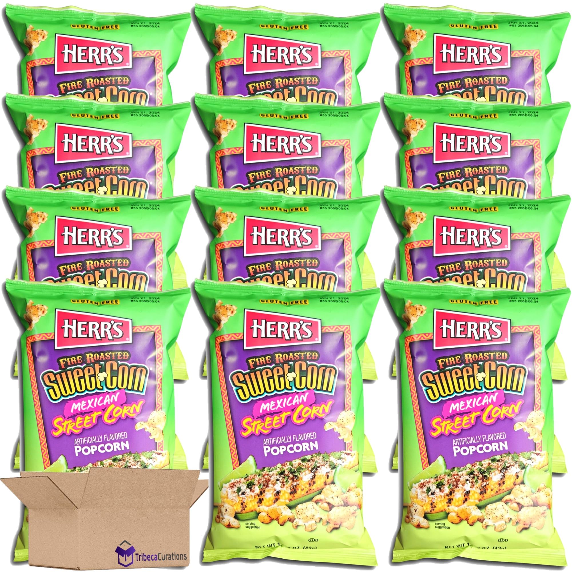 Fire Roasted Mexican Street Corn Popcorn 1.5 Oz, 12 Bags 2