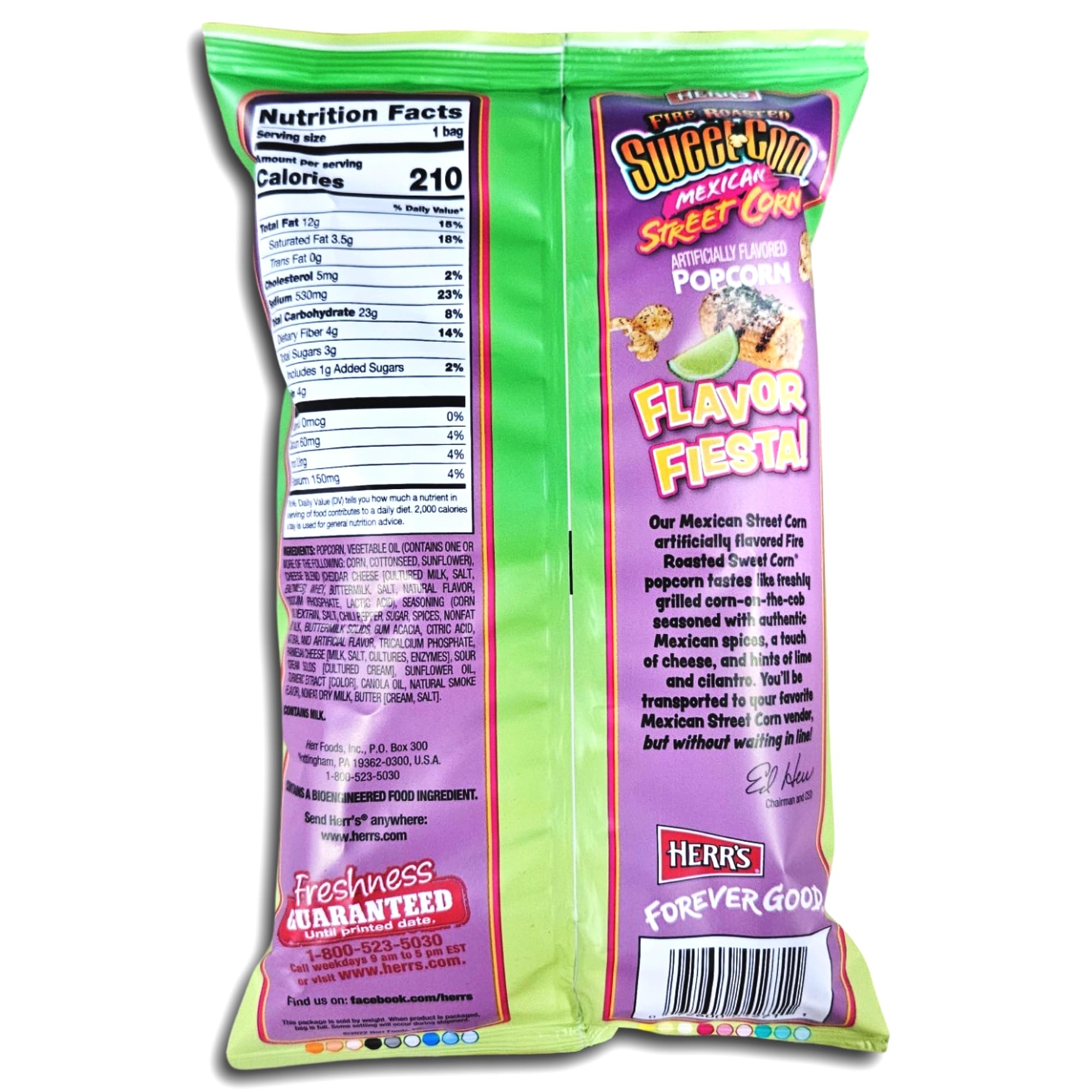 Fire Roasted Mexican Street Corn Popcorn 1.5 Oz, 12 Bags 4