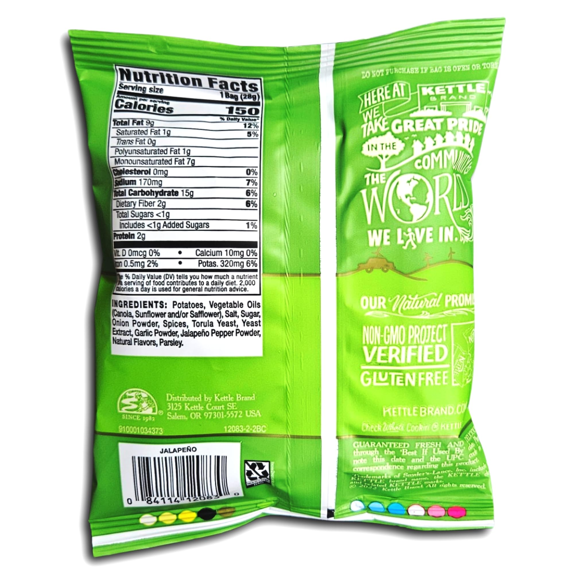 Kettle Jalapeno Potato Chips 1oz, 24 Bags 4