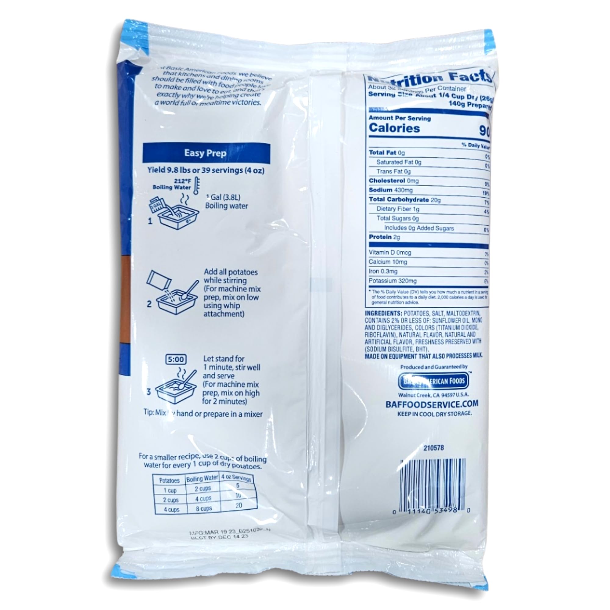 Golden Extra Rich Mashed Potatoes Mix, 29.6 Oz, 2 Pack 4