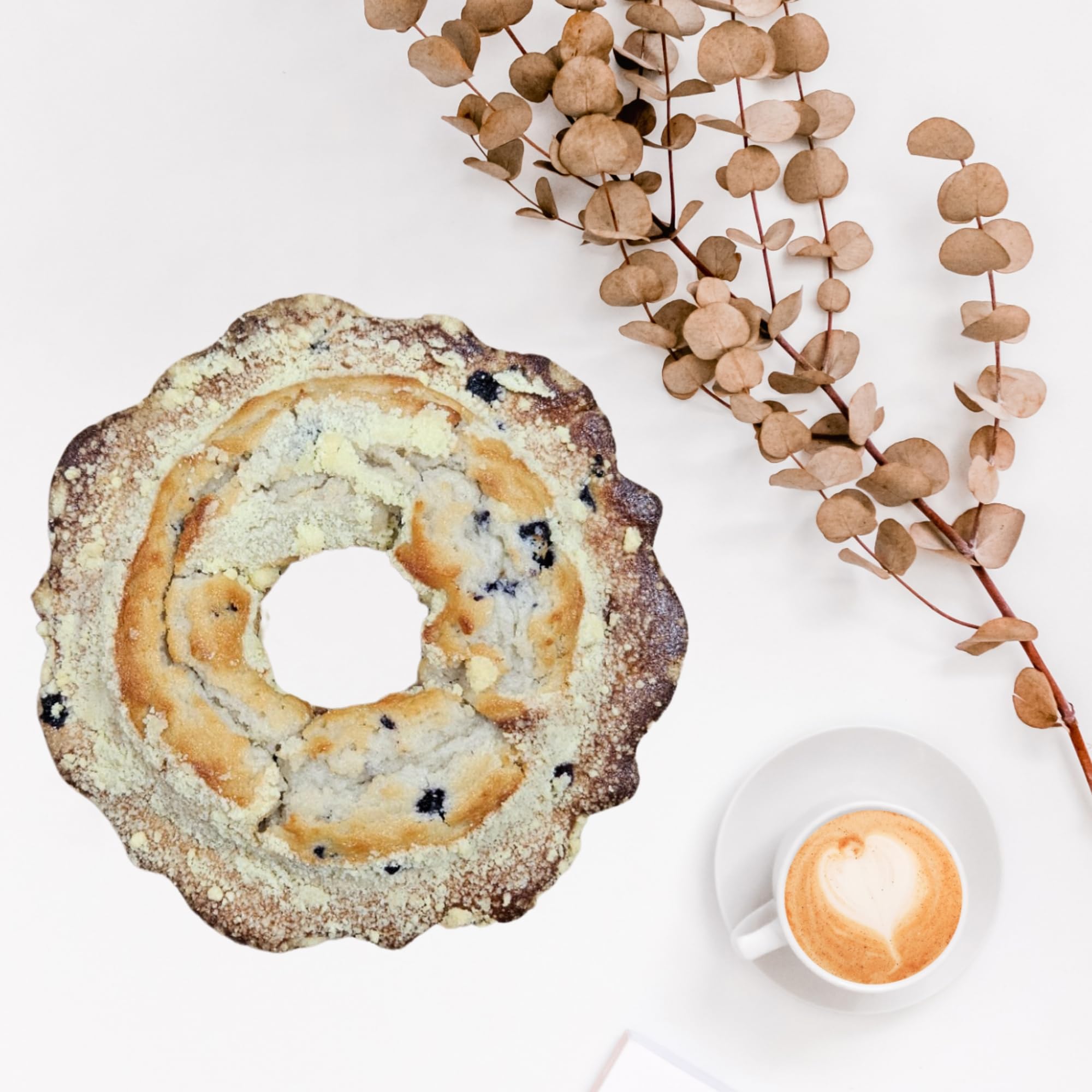 Carlotta's Bakery Authentic New York Round Coffee Cakes (24 Oz, Blueberry Crumb) 5