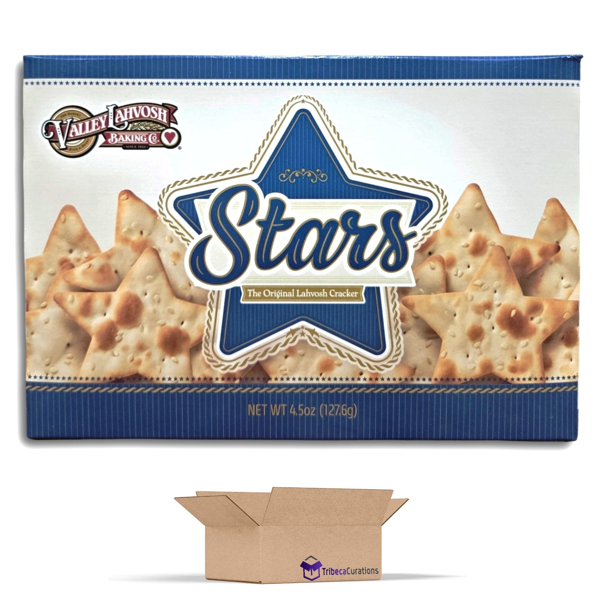 Valley Lahvosh Star Crackers Value Pack   | 4.5 oz | Pack of 6 3