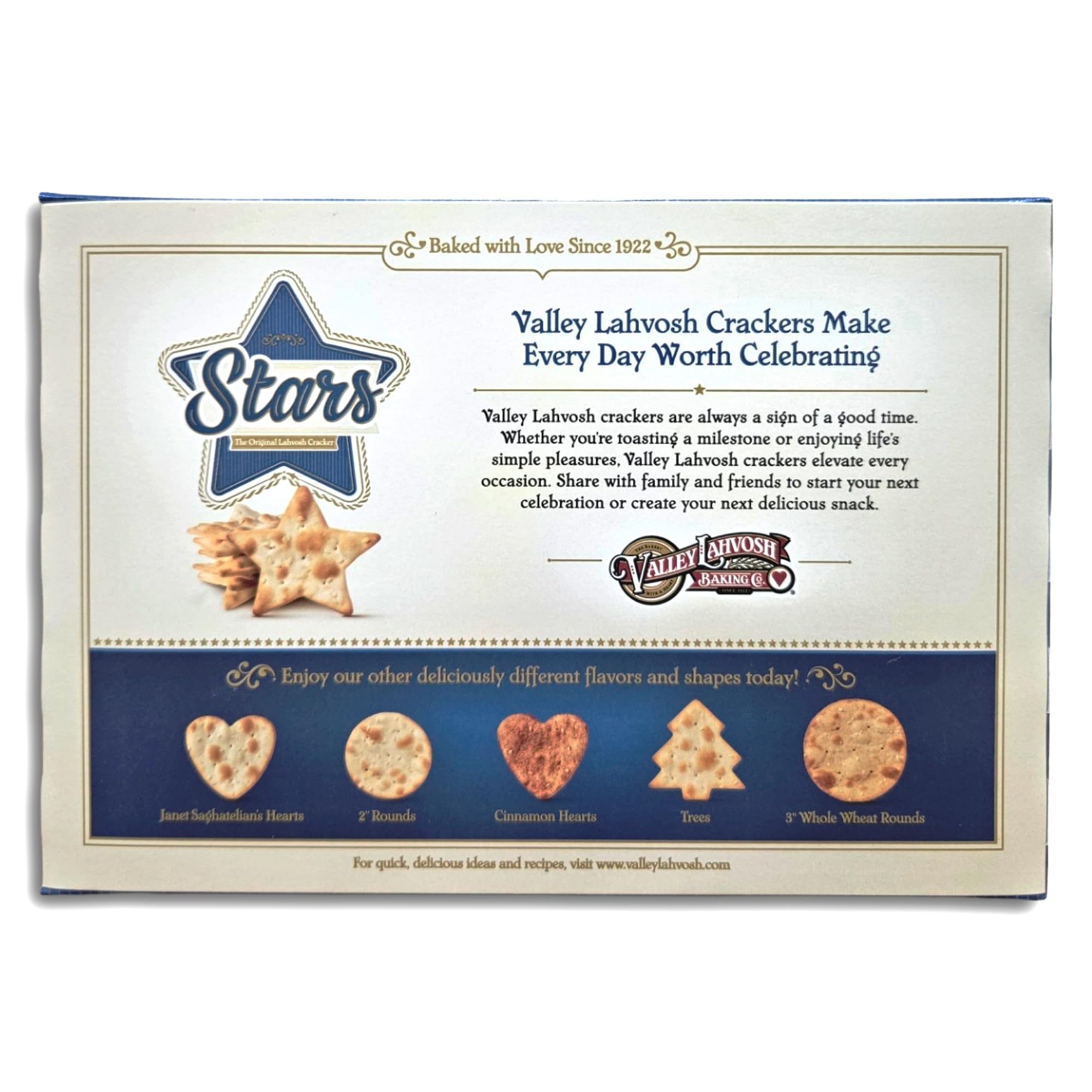 Valley Lahvosh Star Crackers Value Pack   | 4.5 oz | Pack of 6 4