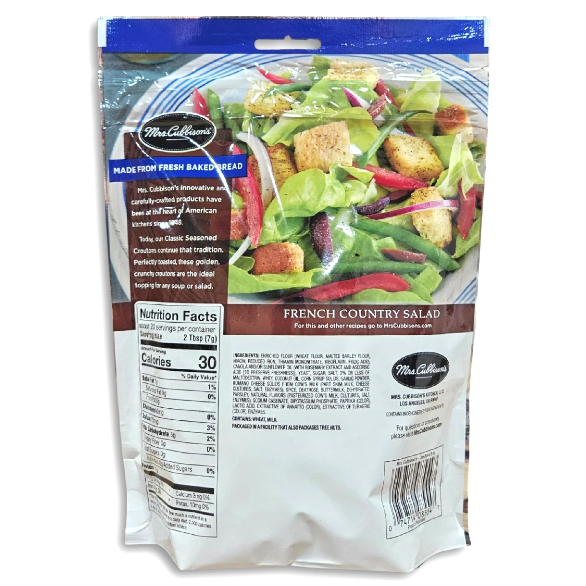 Mrs. Cubbison's Classic Seasoned Croutons Value Pack   | 5 Ounce Resealable Bag | Pack of 9 4