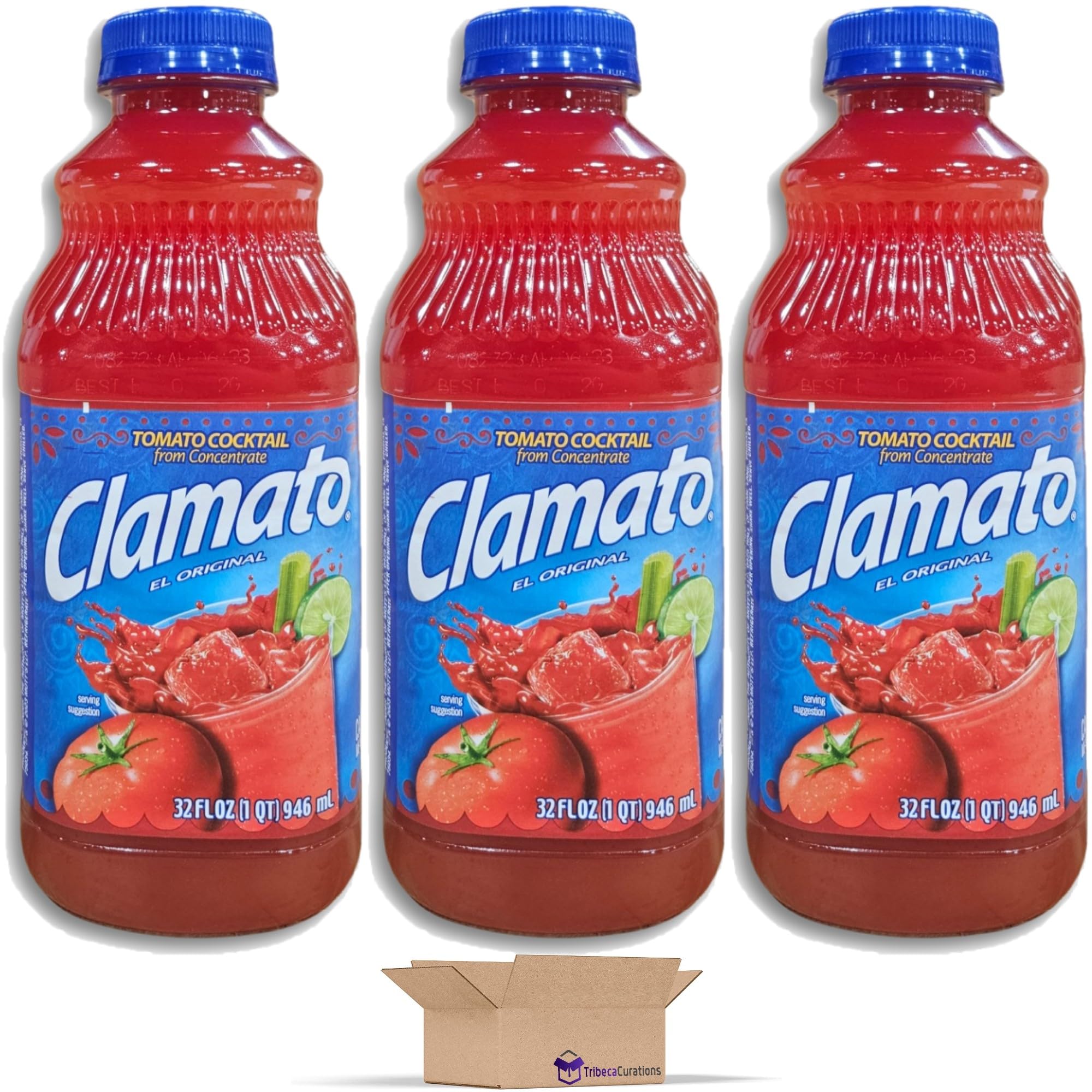 Clamato Original Tomato Cocktail Value Pack   | 32 Fl Oz | Pack of 3 2