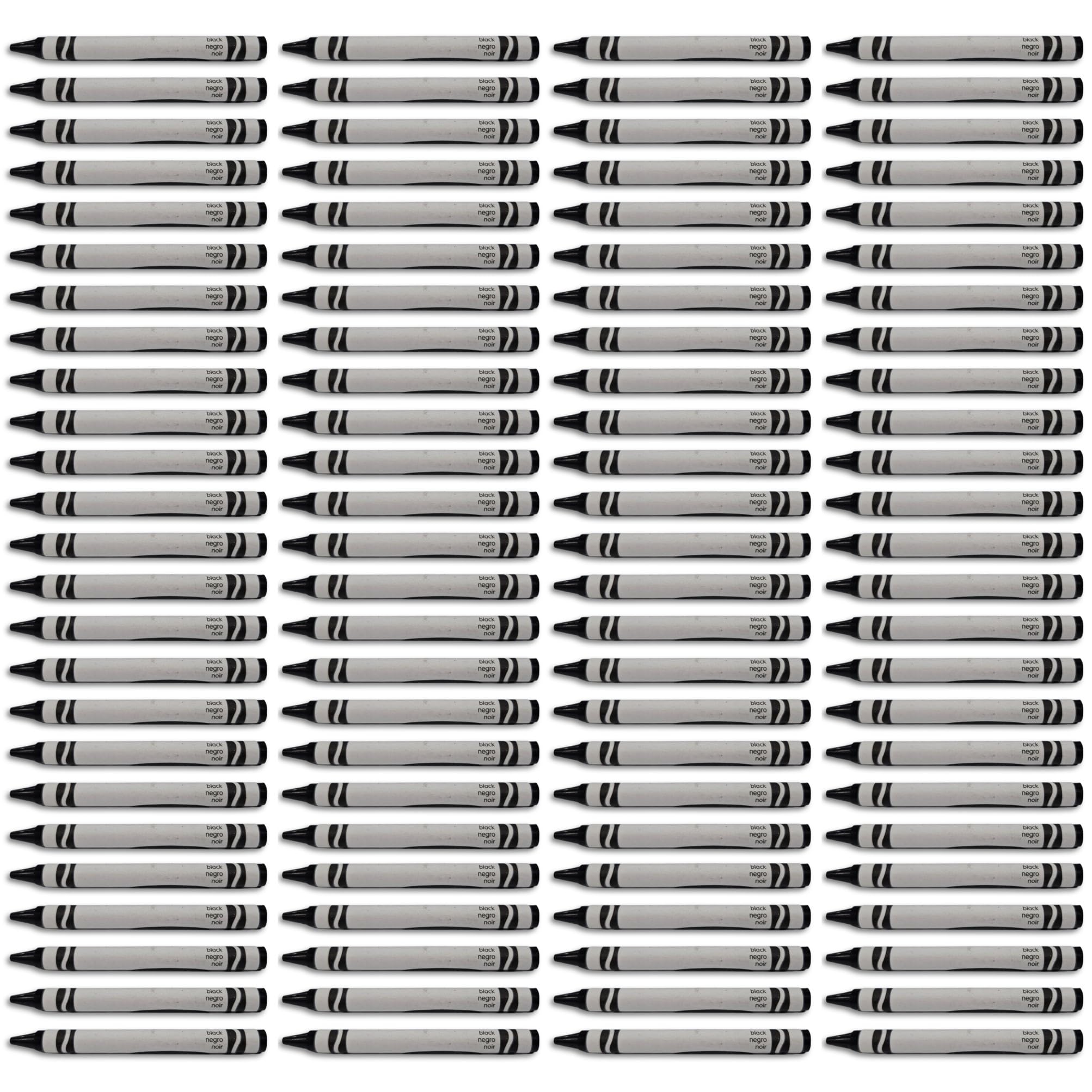 Black Crayon Bulk Value Pack 100 Count 5