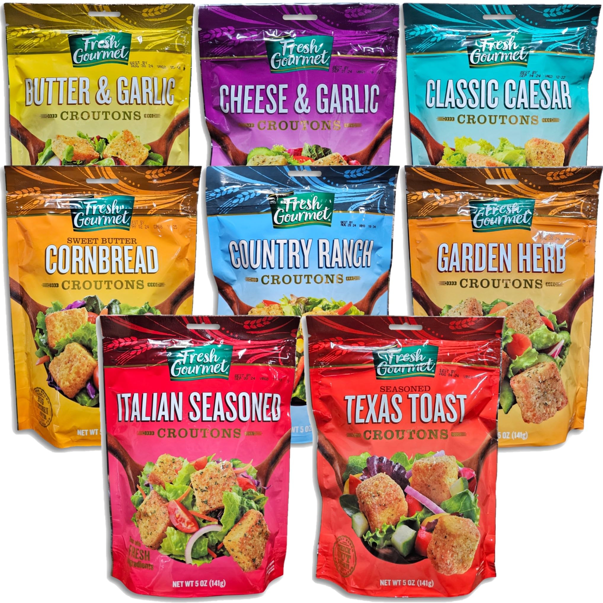 Ultimate Crouton Variety Pack | 8 Unique Flavors   5 Ounce Bag | Pack of 8 3
