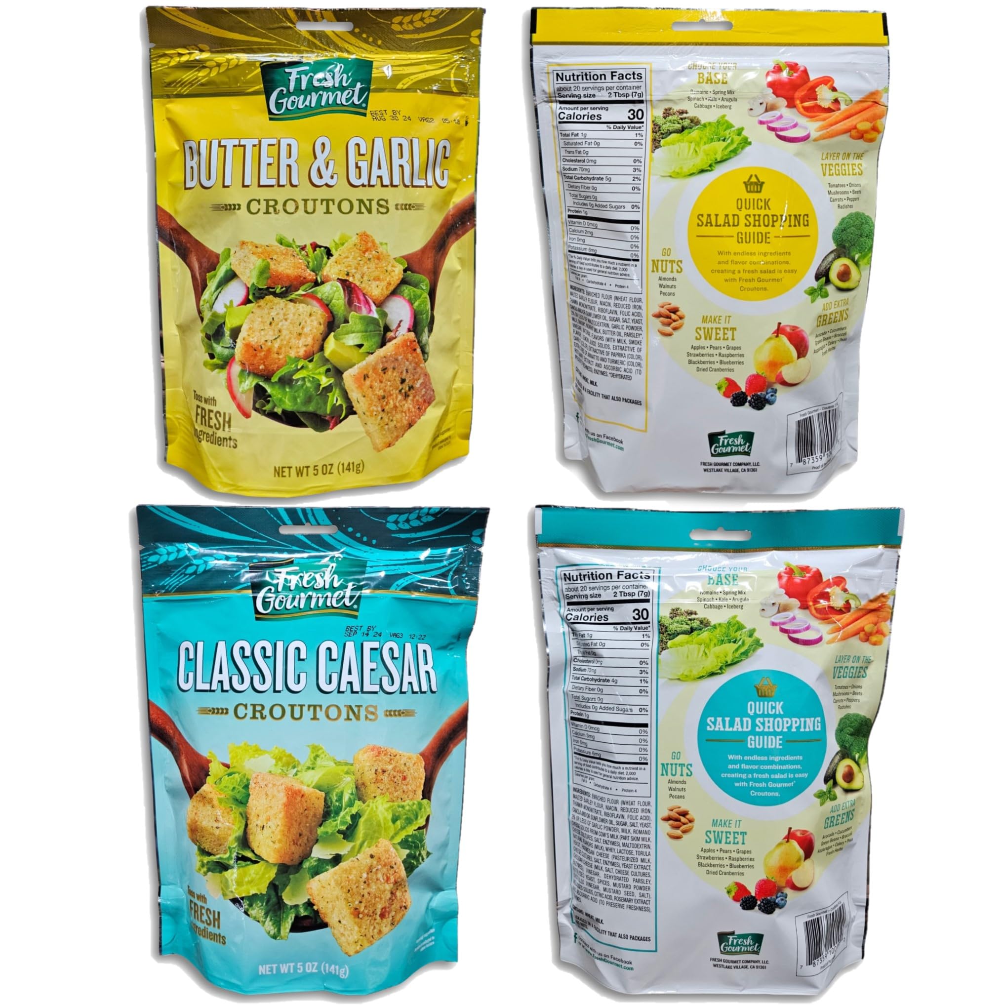 Ultimate Crouton Variety Pack | 8 Unique Flavors   5 Ounce Bag | Pack of 8 5