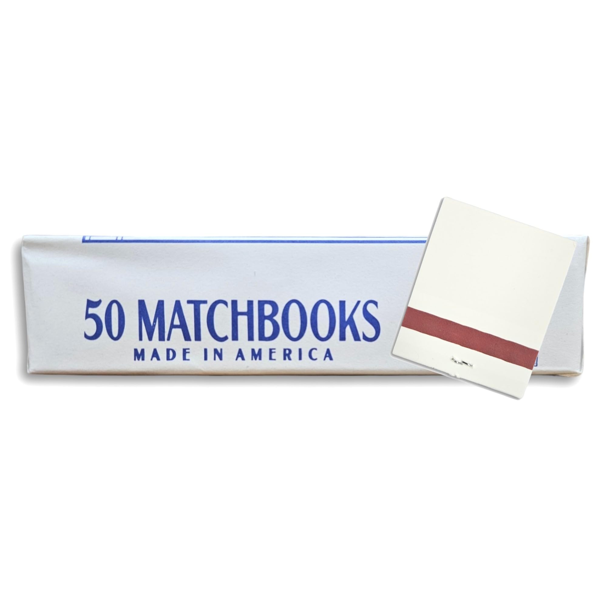 Plain White Matchbooks Value Pack | 50 Count Box | Pack of 5 5