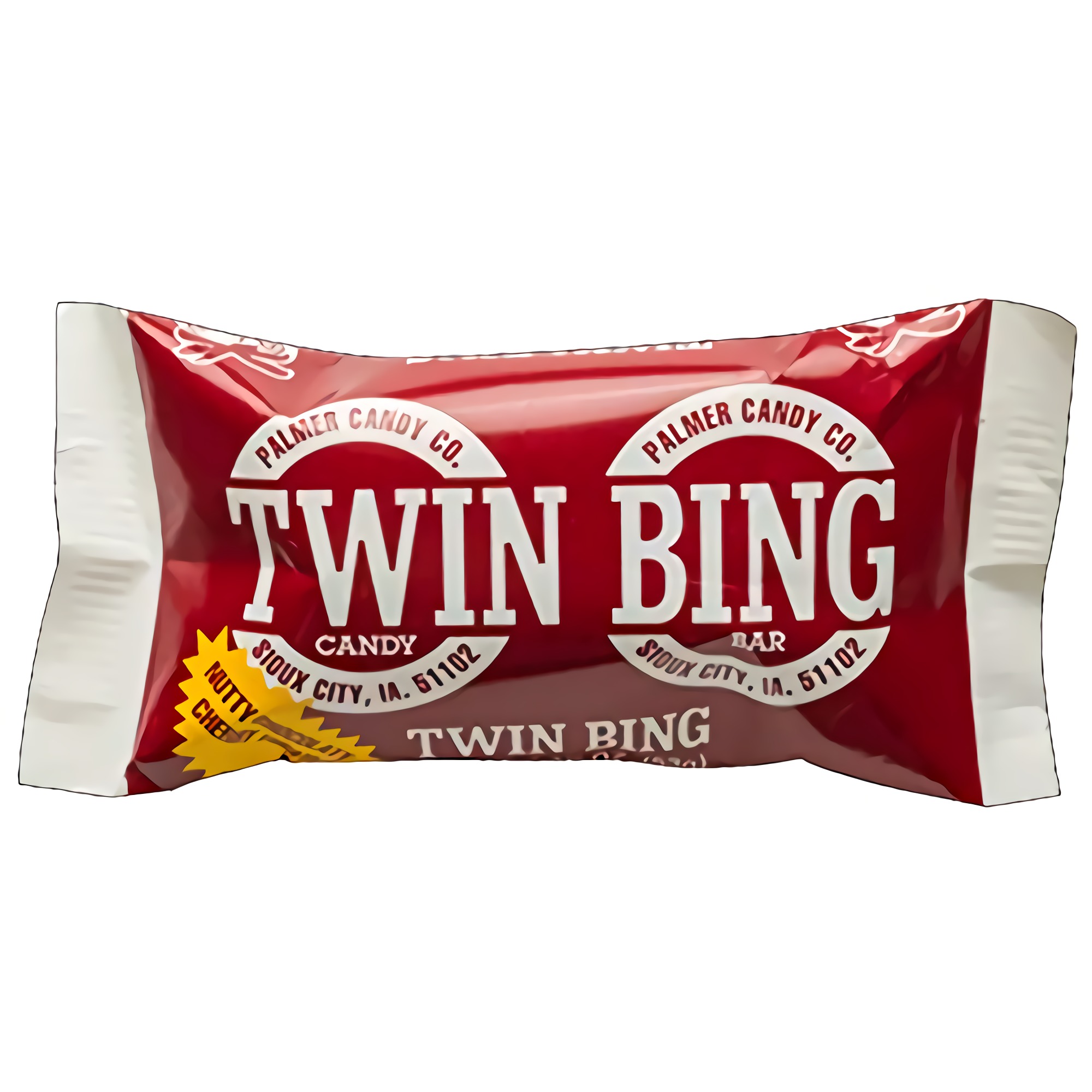 Palmers Twin Bing Candy Bars (12-Pack) - Chocolate Covered Cherry Nougat Candy Bar 2