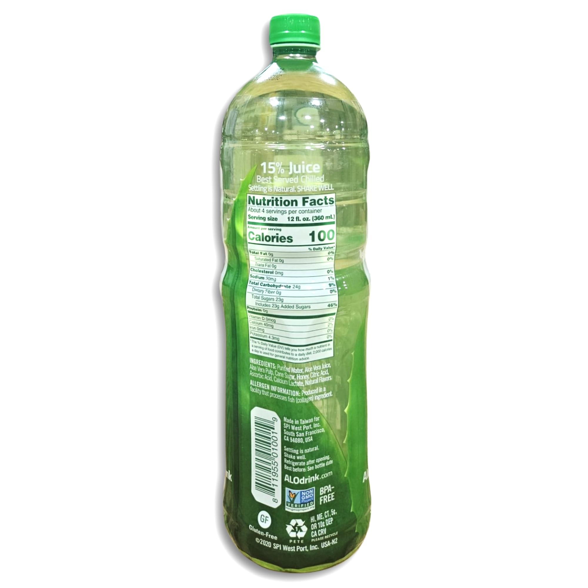 Alo Exposed | Aloe Vera & Honey Juice Drink | Huge 50 Fl Oz | Case of 6 4