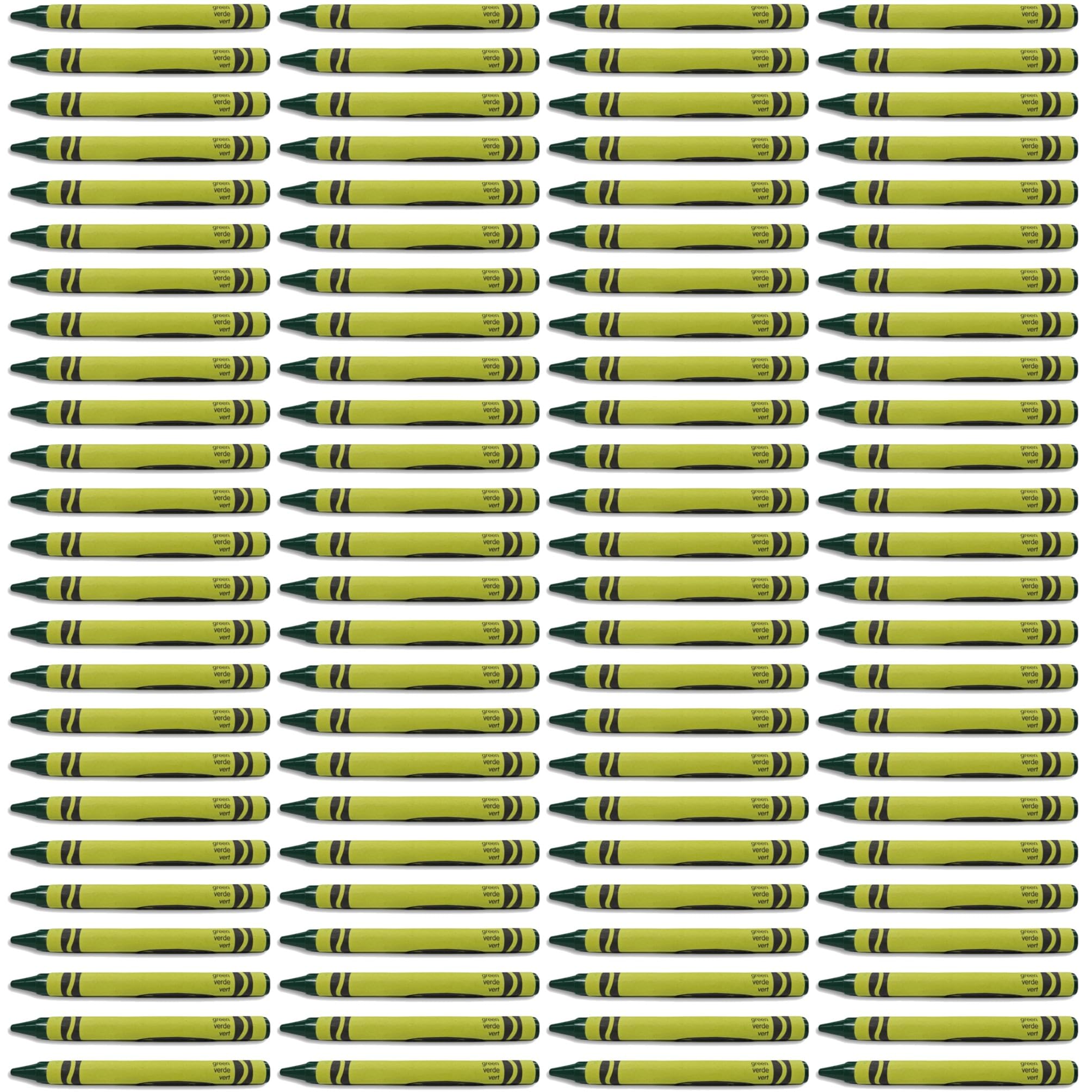 Green Crayon Bulk Value Pack   | 100 Count 5