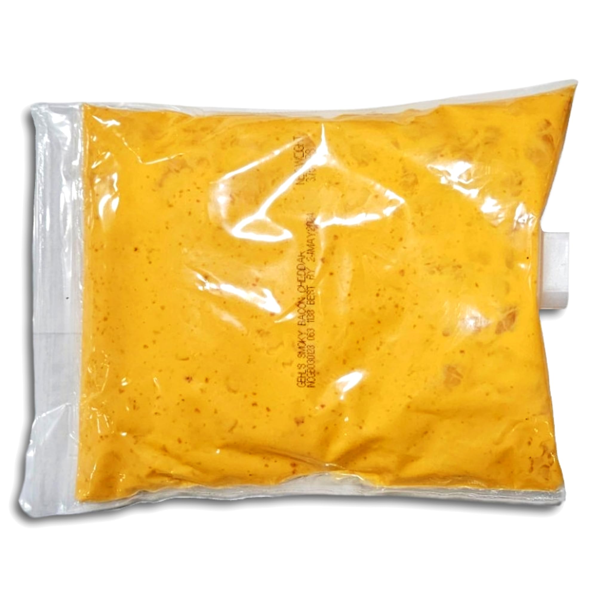 Smoky Bacon Cheddar Cheese Sauce by Gehl's | 60 Ounce Bag With Valves 3