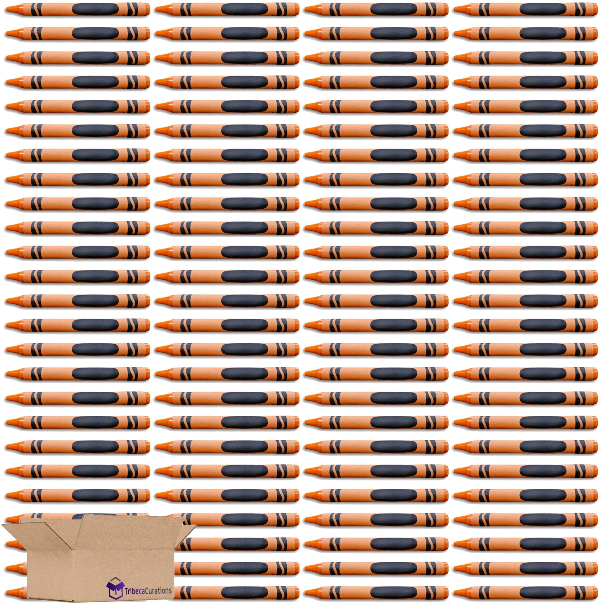 Orange Crayon Bulk Value Pack   | 100 Count 3