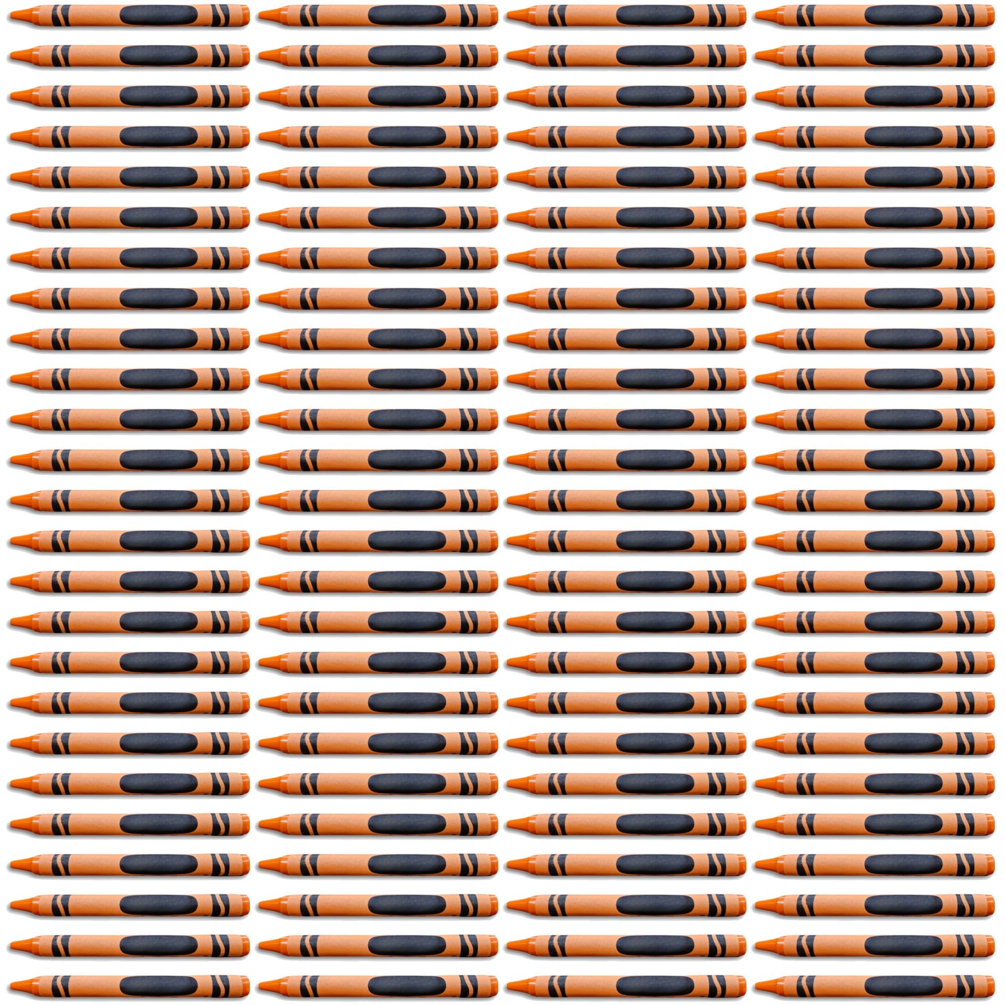Orange Crayon Bulk Value Pack   | 100 Count