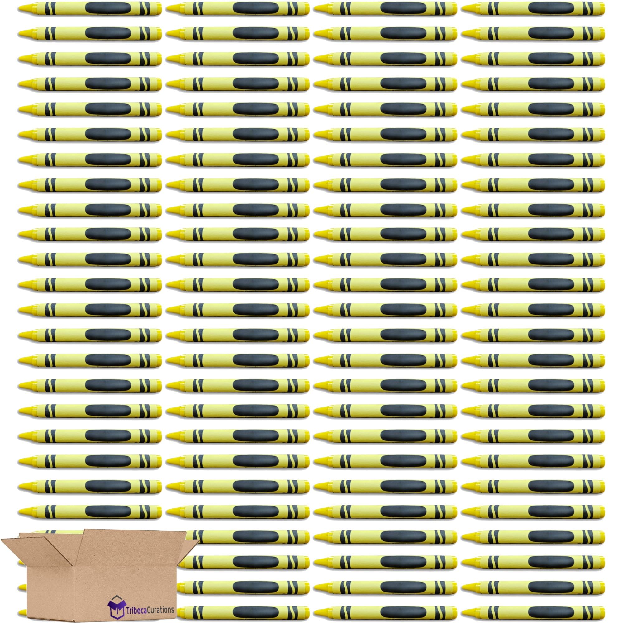 Yellow Crayon Bulk Value Pack   | 100 Count 3