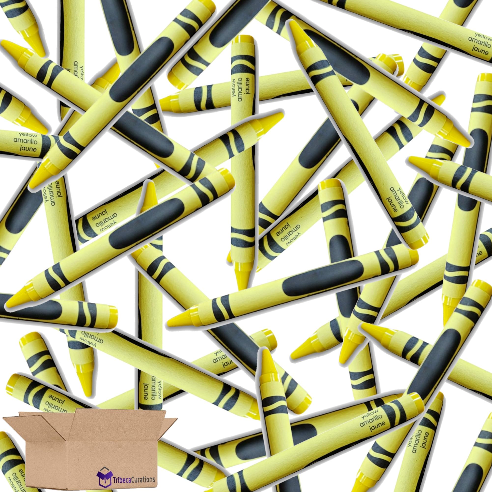 Yellow Crayon Bulk Value Pack   | 100 Count 4